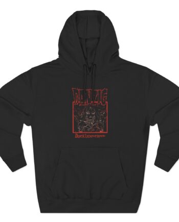 Danzig Black Laden Crown Three-Panel Fleece Hoodie