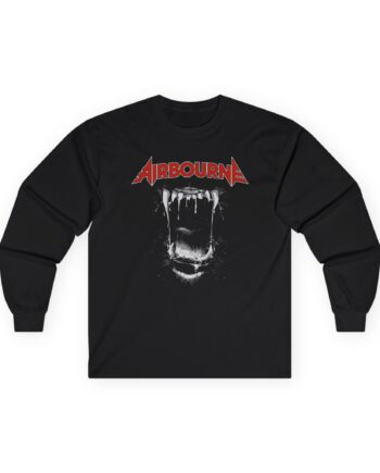 Airbourne Black Dog Barking Tracks Unisex Ultra Cotton Long Sleeve Tee