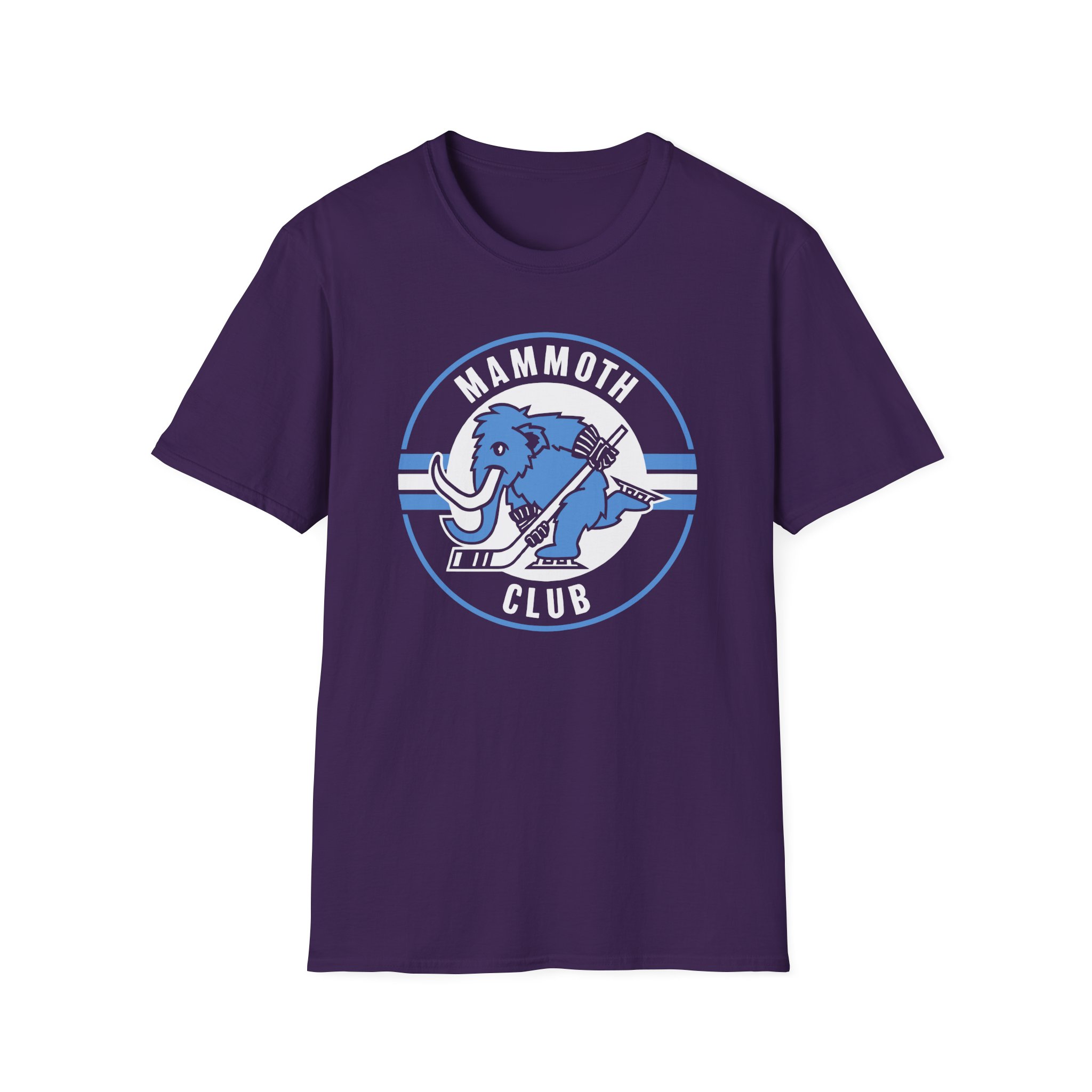Mammoth Club Hockey Logo Unisex Softstyle T-Shirt