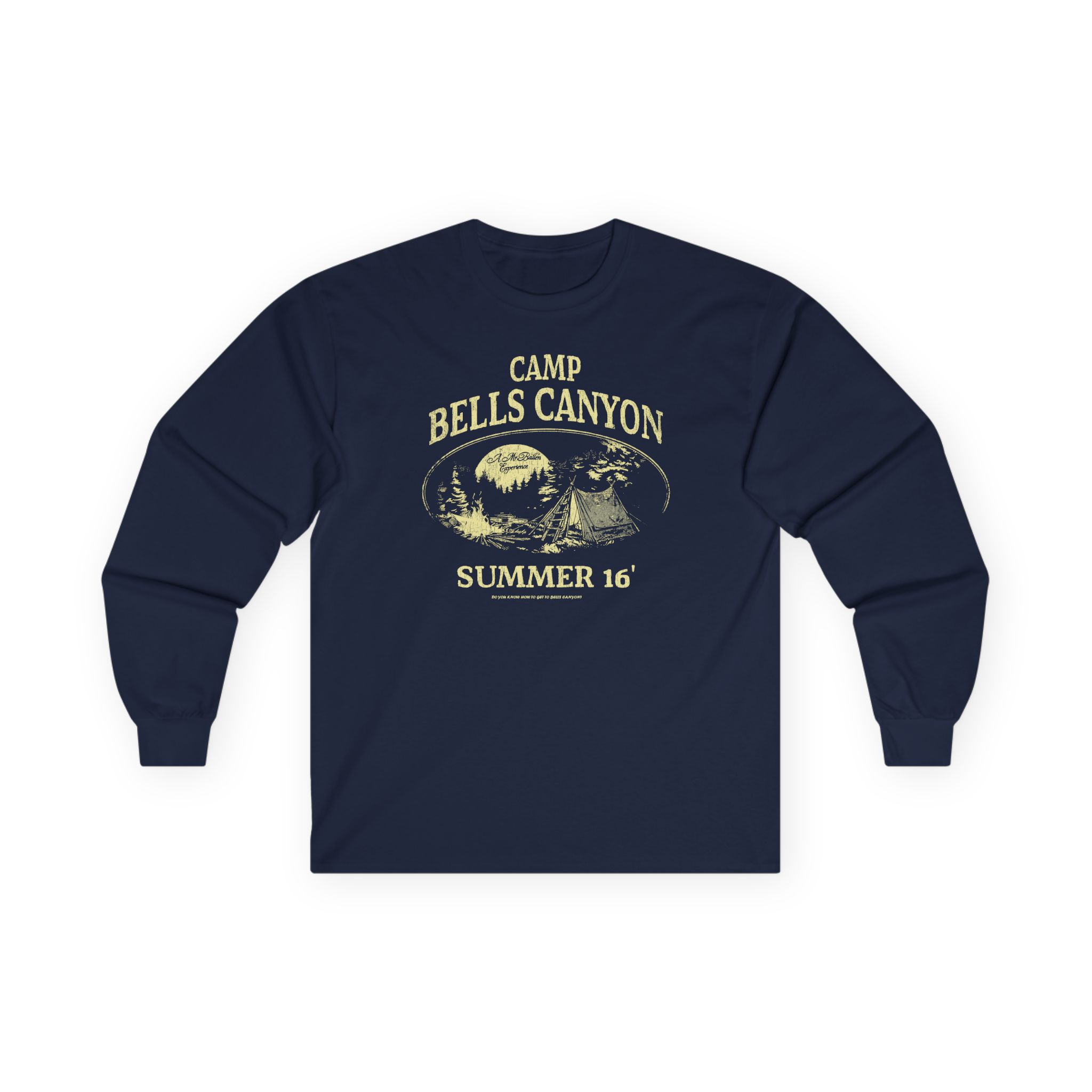 Mrballen Bells Canyon Distressed Unisex Ultra Cotton Long Sleeve Tee