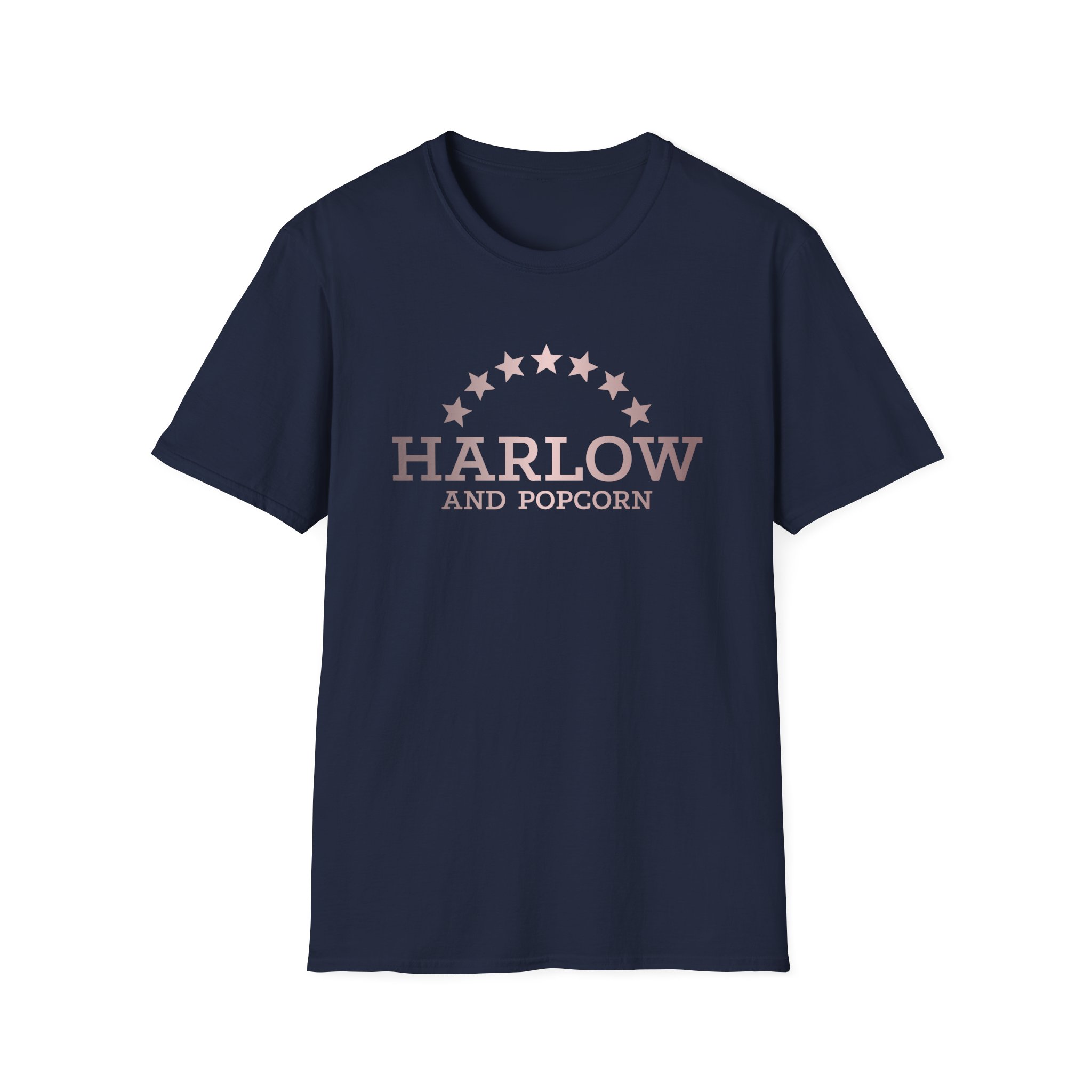 Harlow and Popcorn Unisex Softstyle T-Shirt