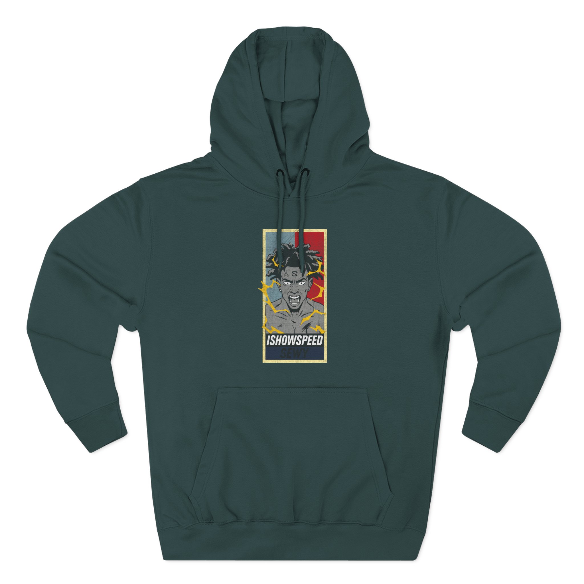 Ishowspeed Three-Panel Fleece Hoodie