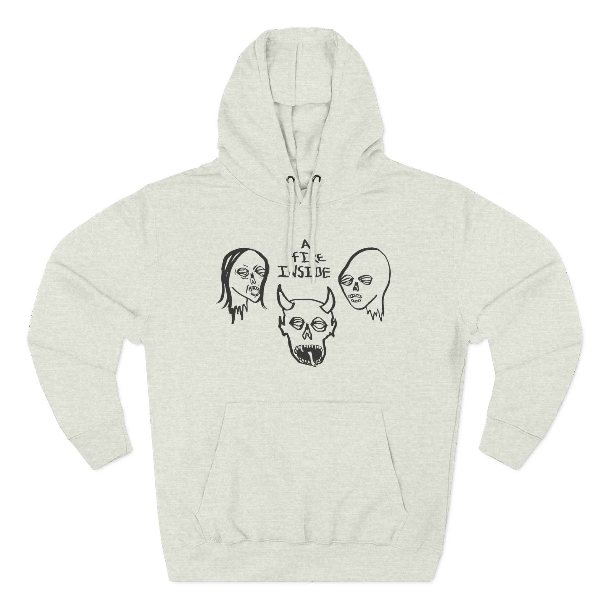 Afi Faces Three-Panel Fleece Hoodie