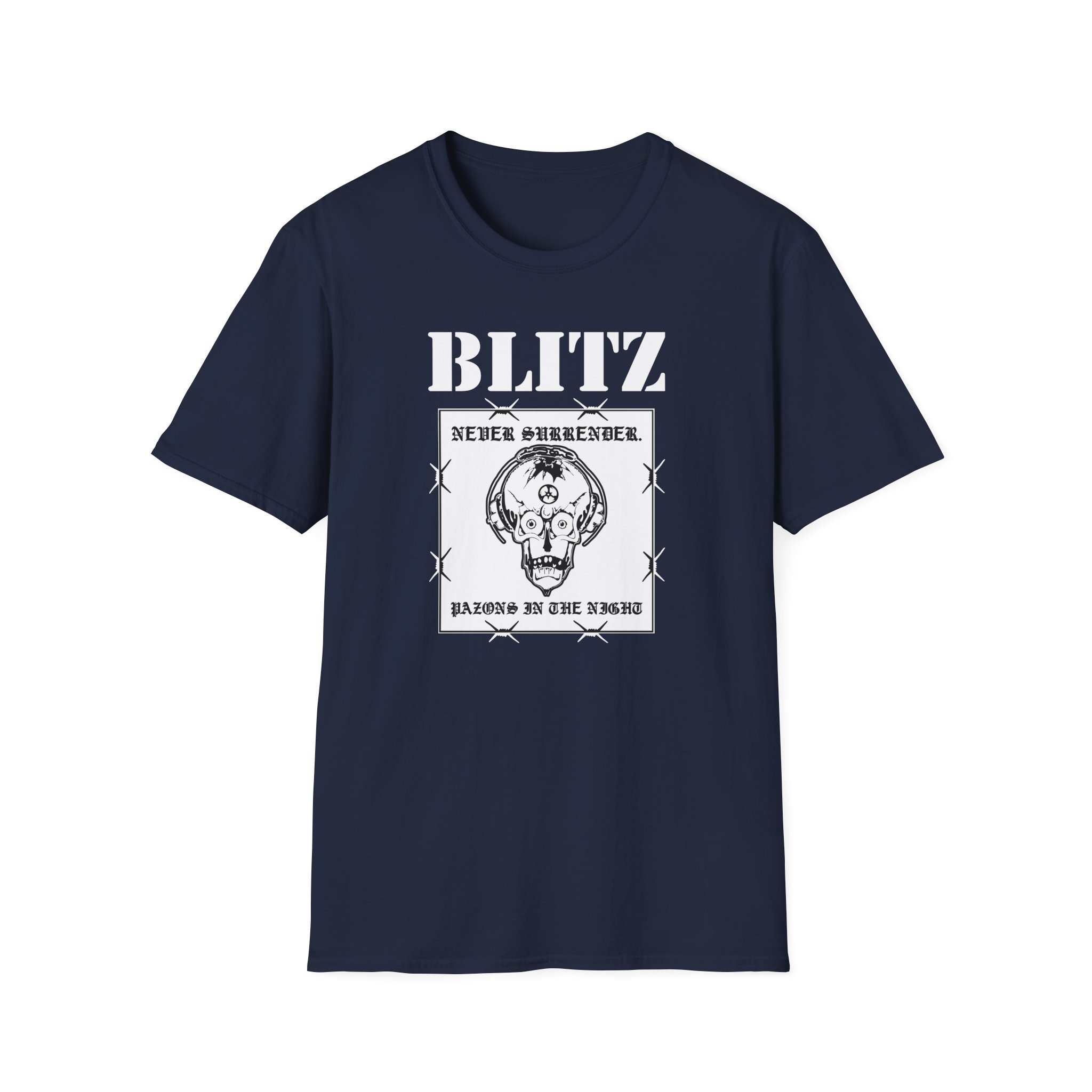 Blitz Never Surrender Unisex Softstyle T-Shirt