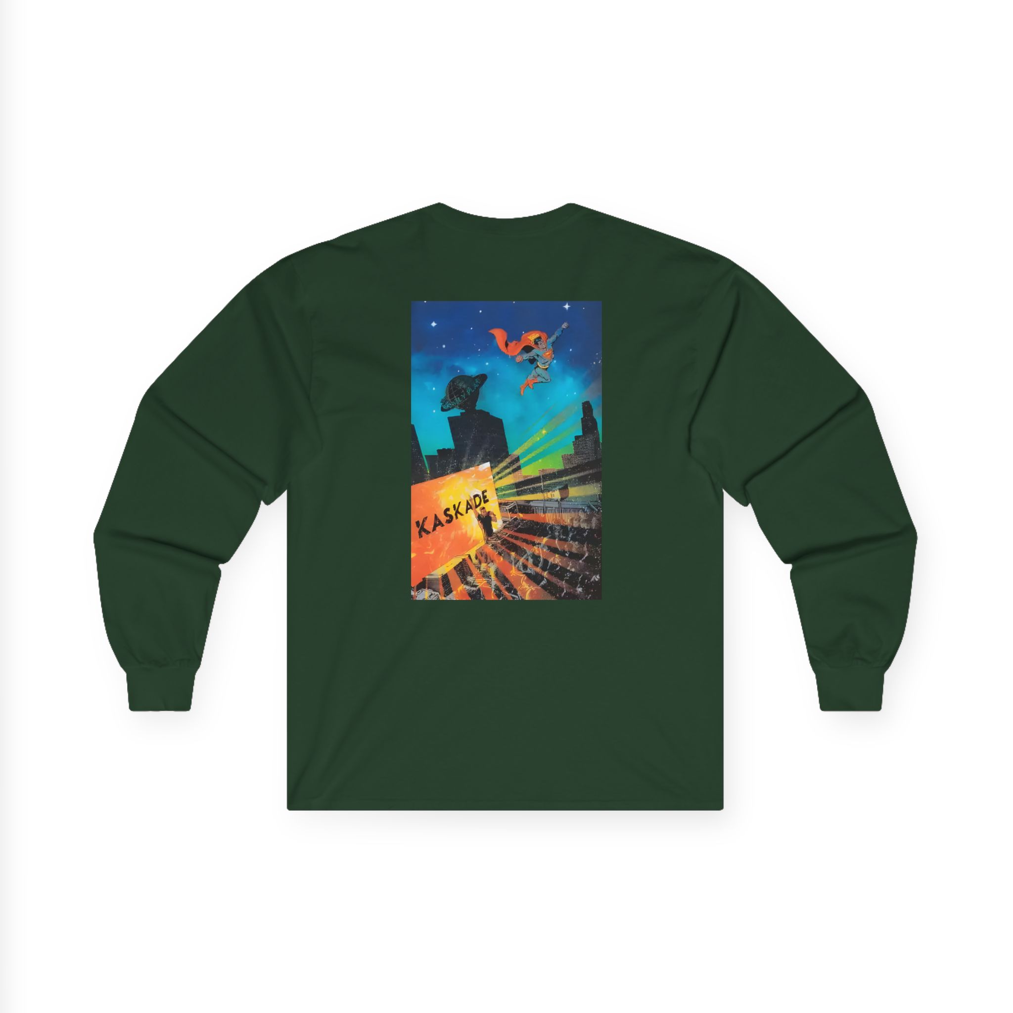 Kaskade X Superman Comic Unisex Ultra Cotton Long Sleeve Tee