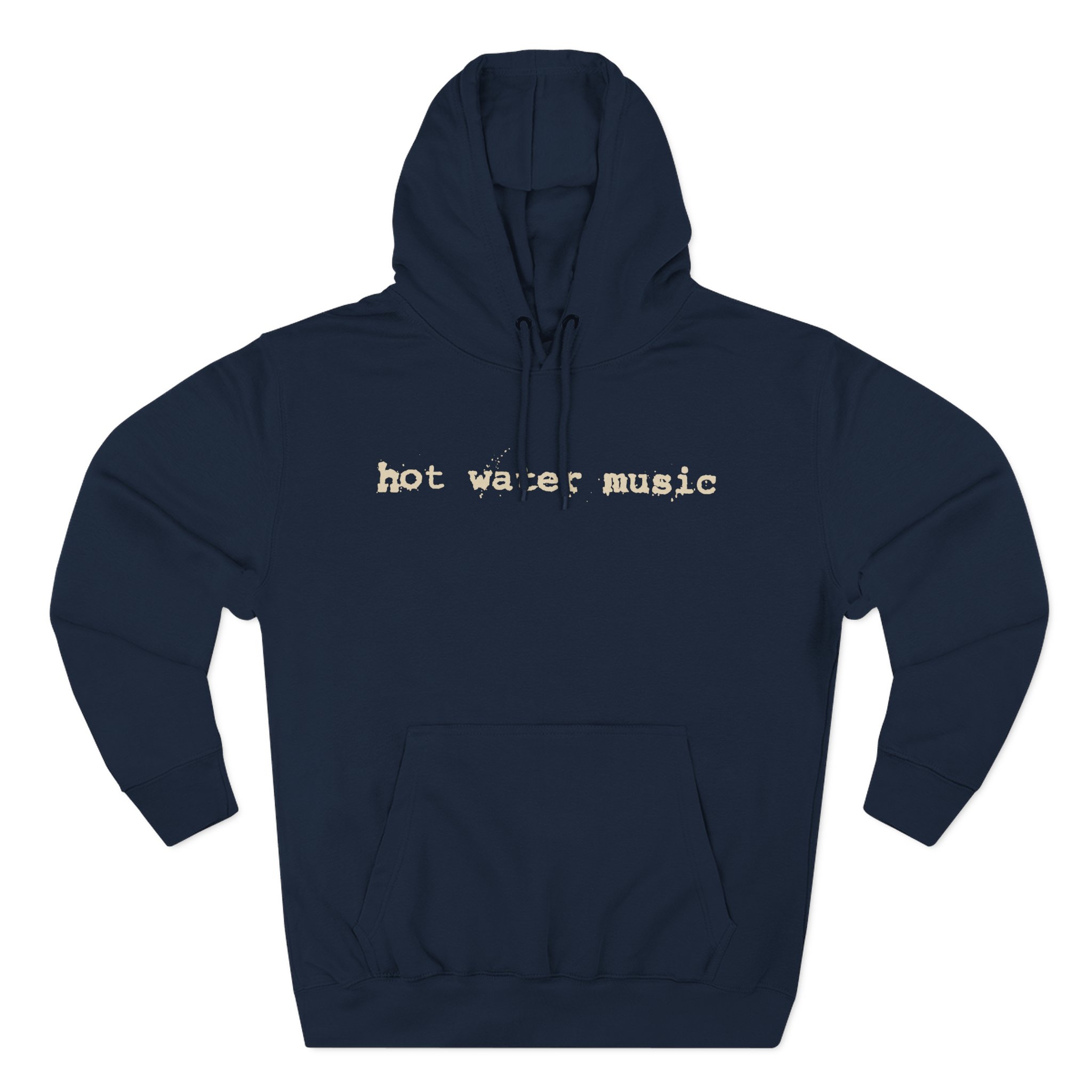 Hot Water Music Logo Three-Panel Fleece Hoodie