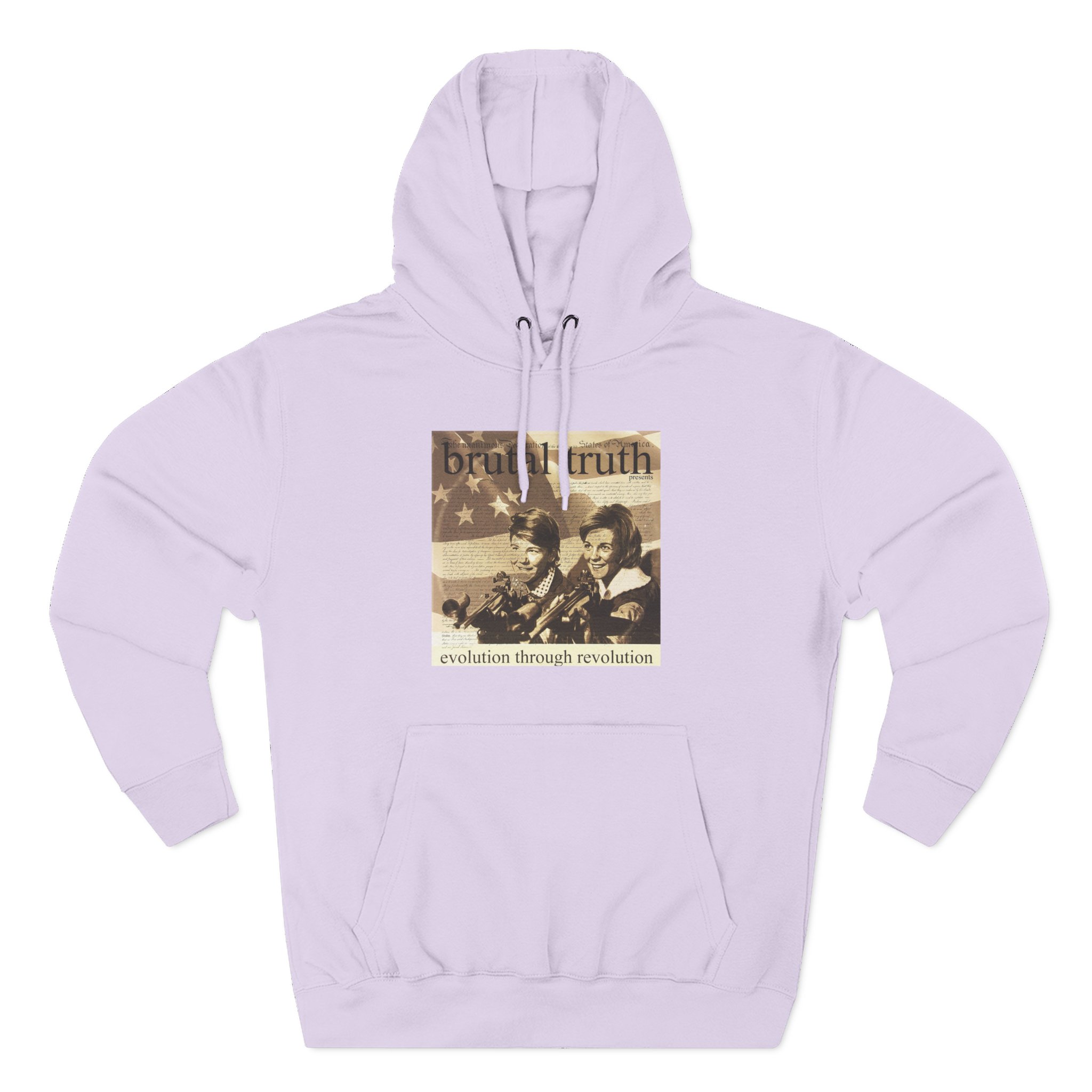 Brutal Truth Evolution Through Revolution Three-Panel Fleece Hoodie