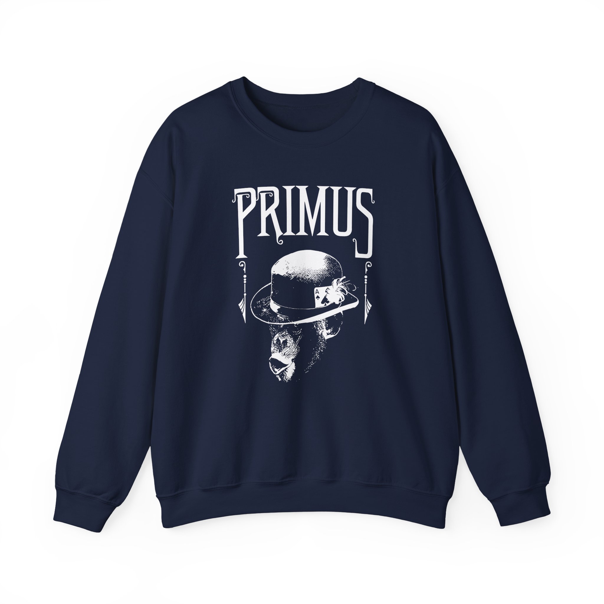 Primus Monkey Charcoal Unisex Heavy Blendâ„¢ Crewneck Sweatshirt