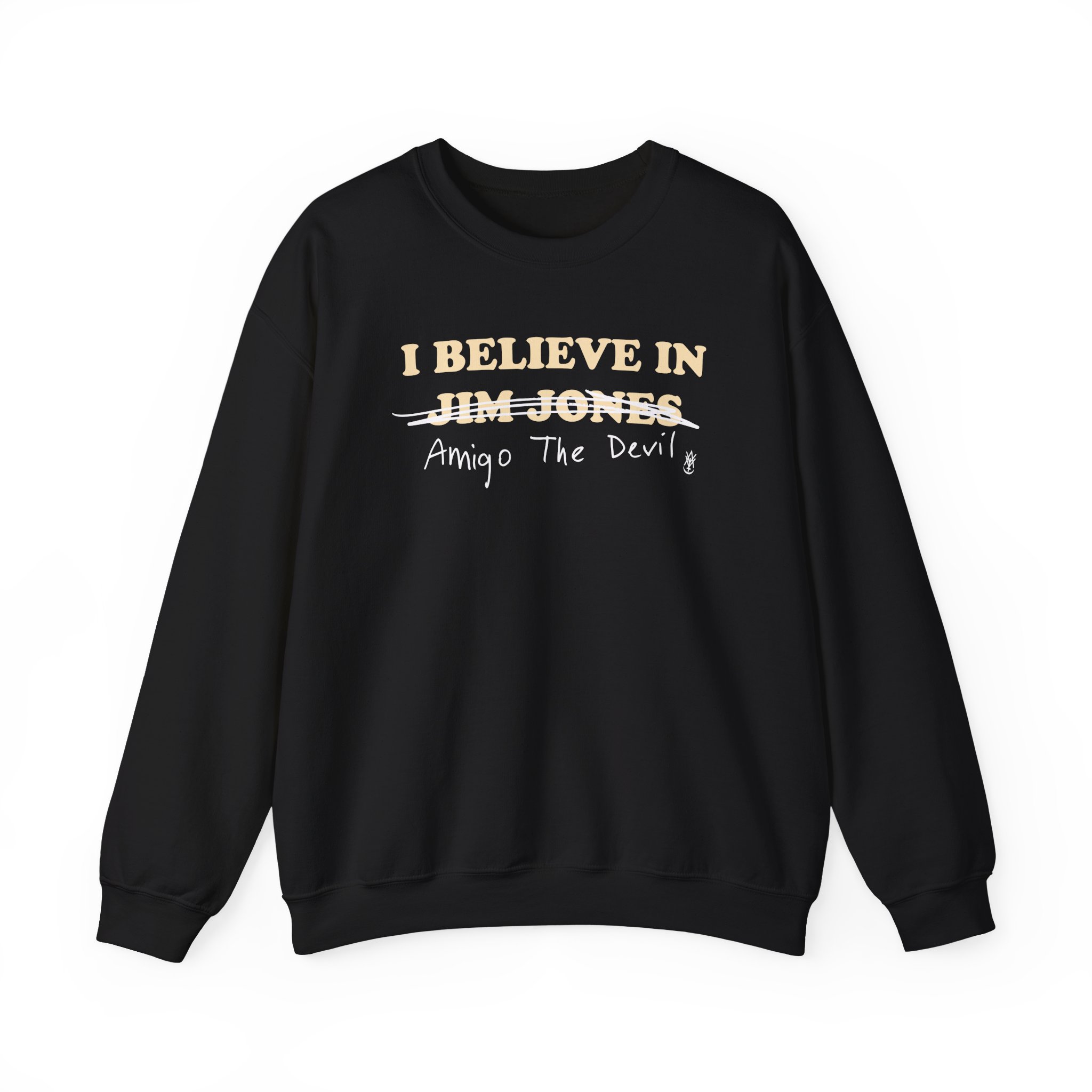 Amigo The Devil I Believe In Jim Jones Unisex Heavy Blendâ„¢ Crewneck Sweatshirt