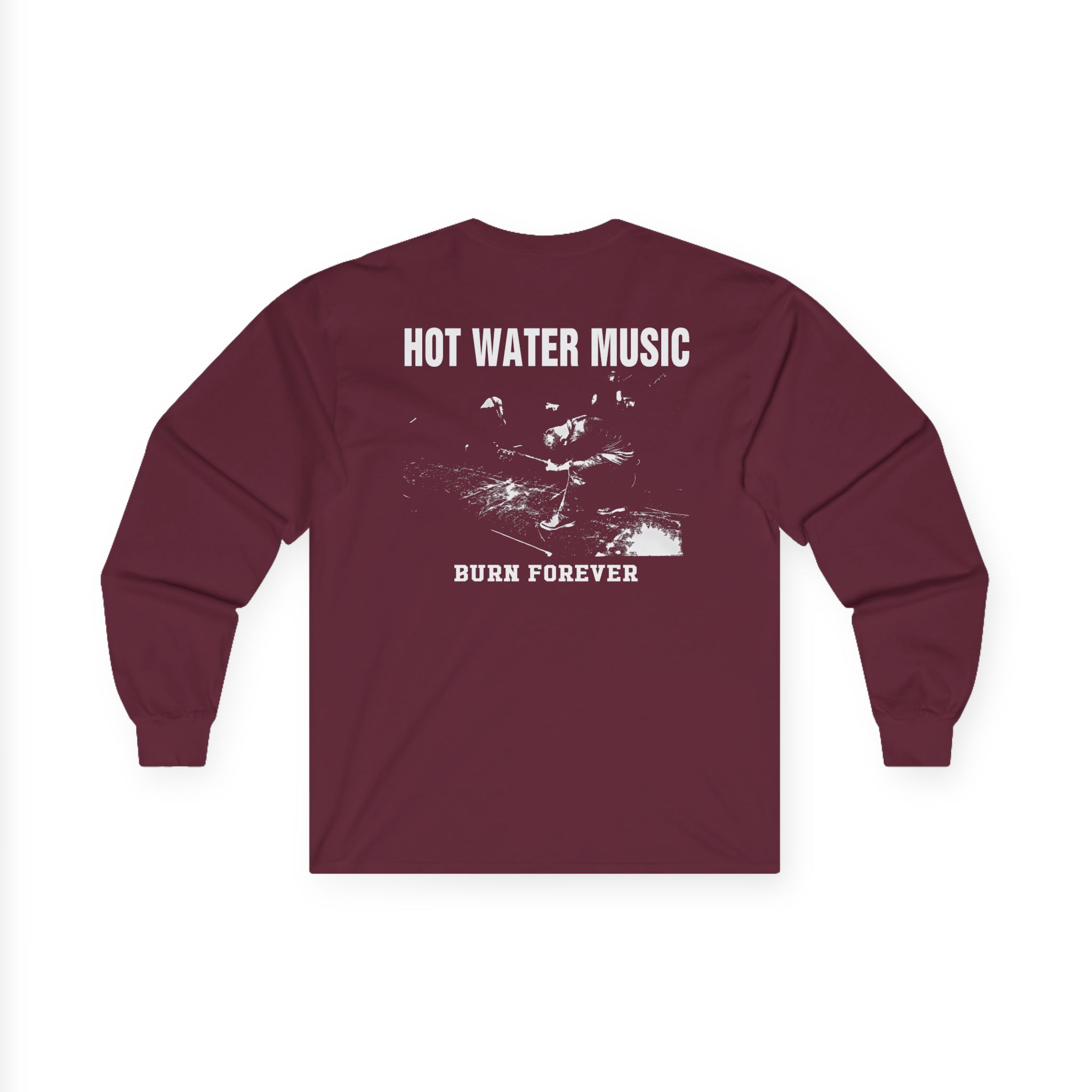 Hot Water Music Burn Forever Unisex Ultra Cotton Long Sleeve Tee