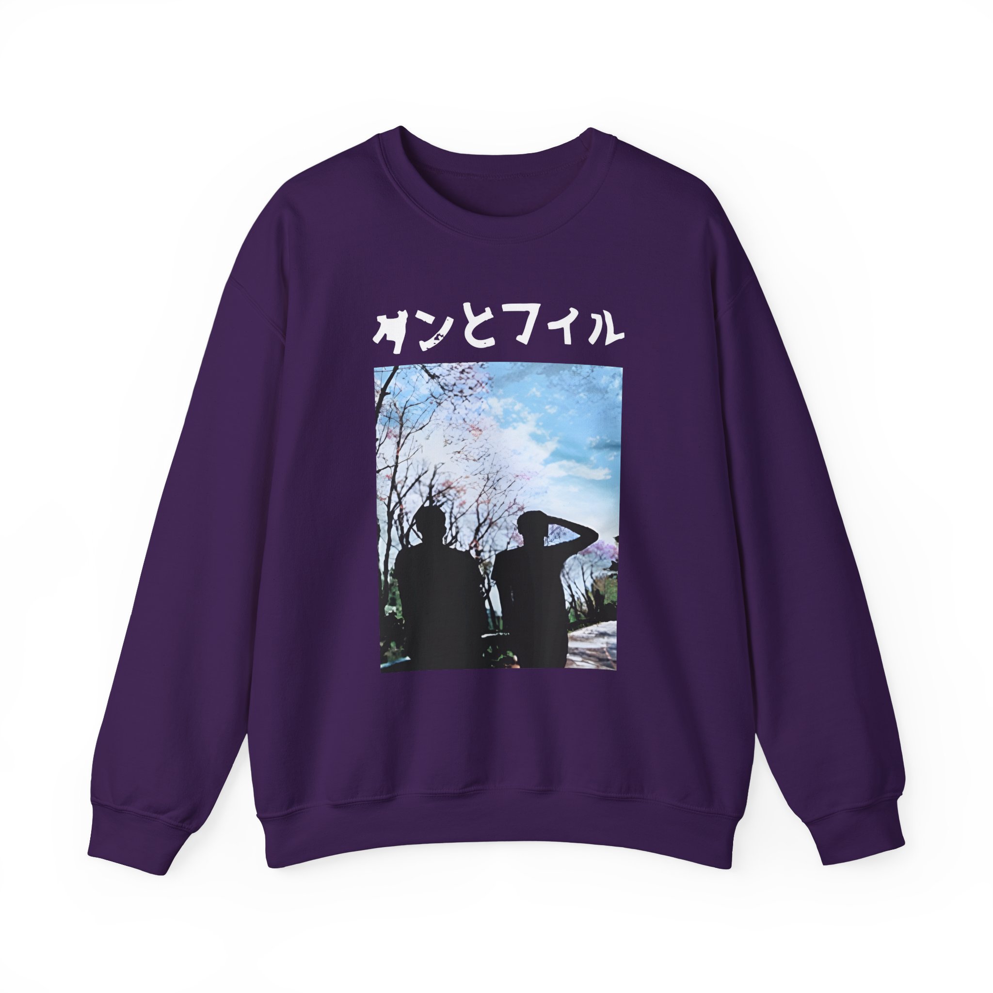 Dan and Phil Blossom Unisex Heavy Blendâ„¢ Crewneck Sweatshirt