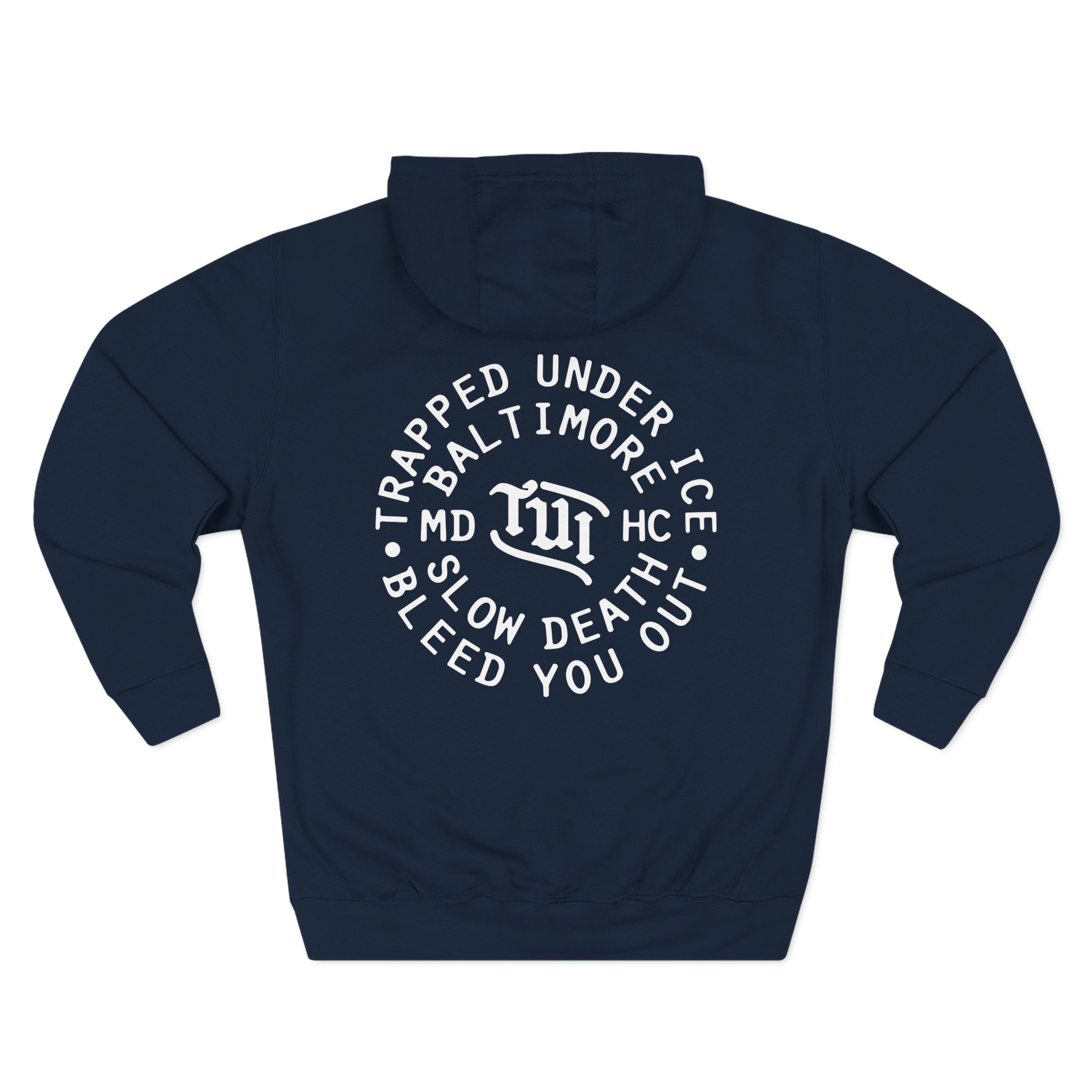 Trapped Under Ice Bleed You Out Three-Panel Fleece Hoodie
