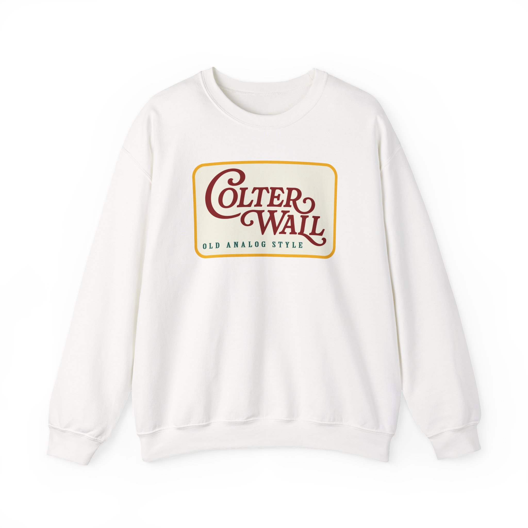 Colter Wall Old Analog Style Unisex Heavy Blendâ„¢ Crewneck Sweatshirt