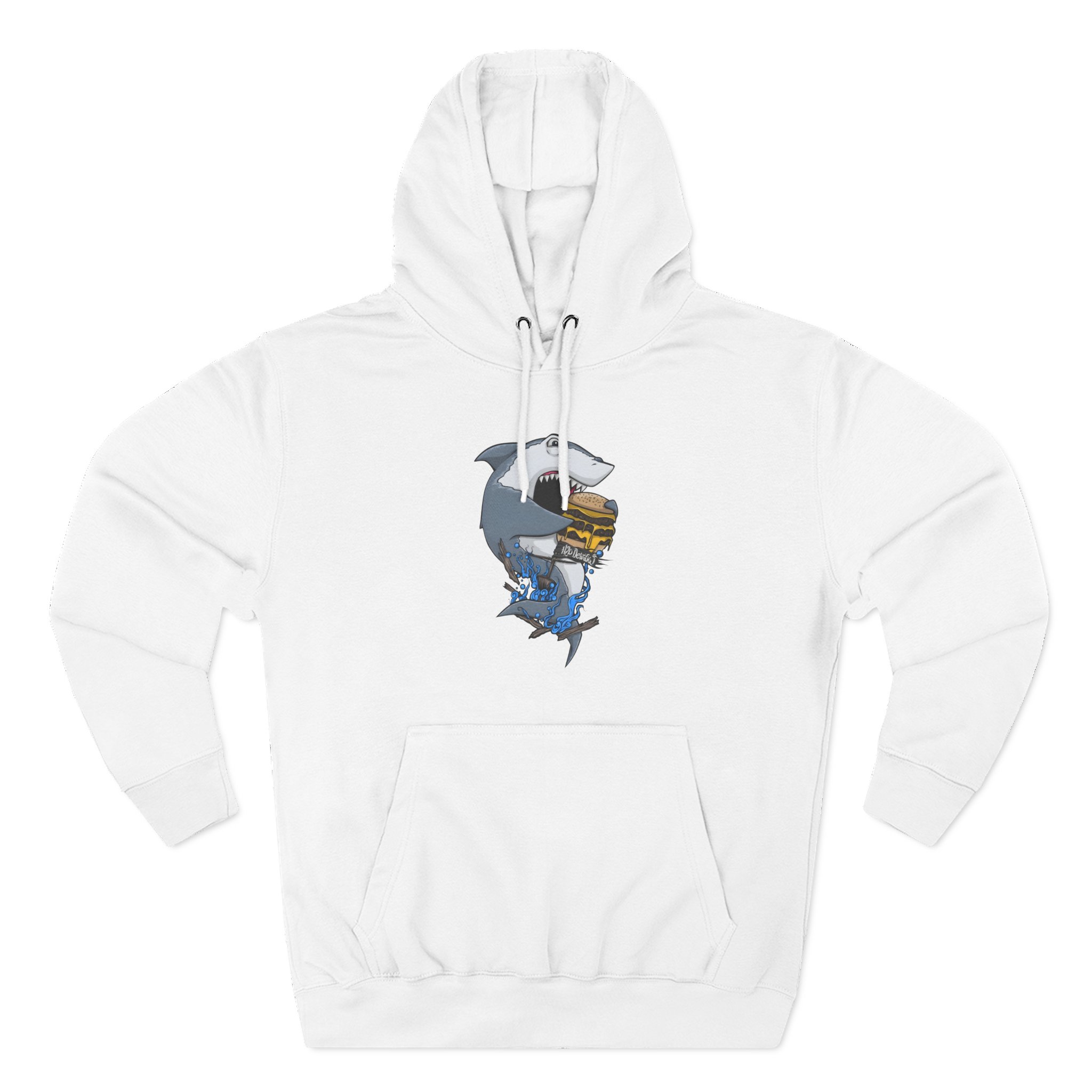H2odelirious Hungry Shark Three-Panel Fleece Hoodie