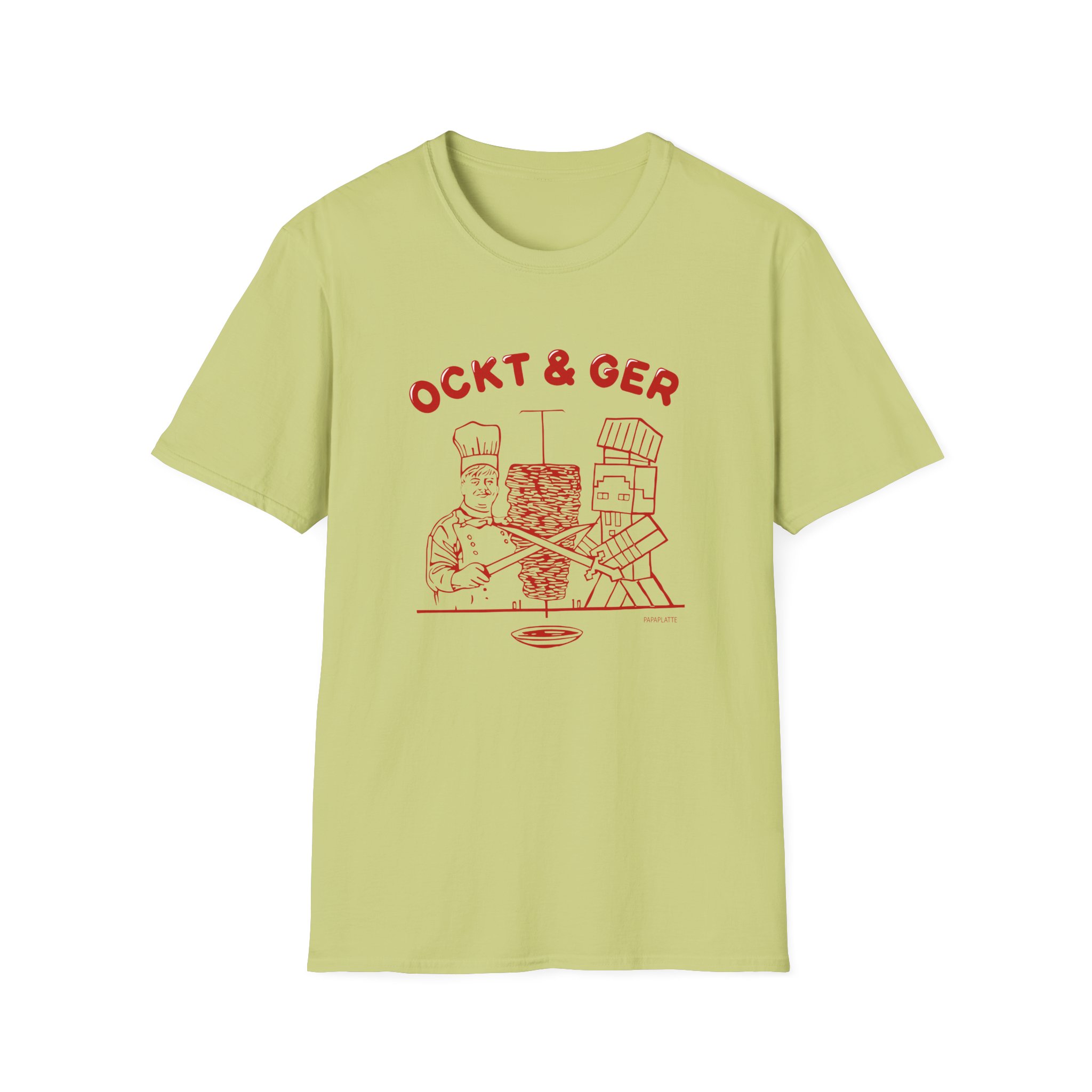 Papaplatte OCKT & GER Unisex Softstyle T-Shirt