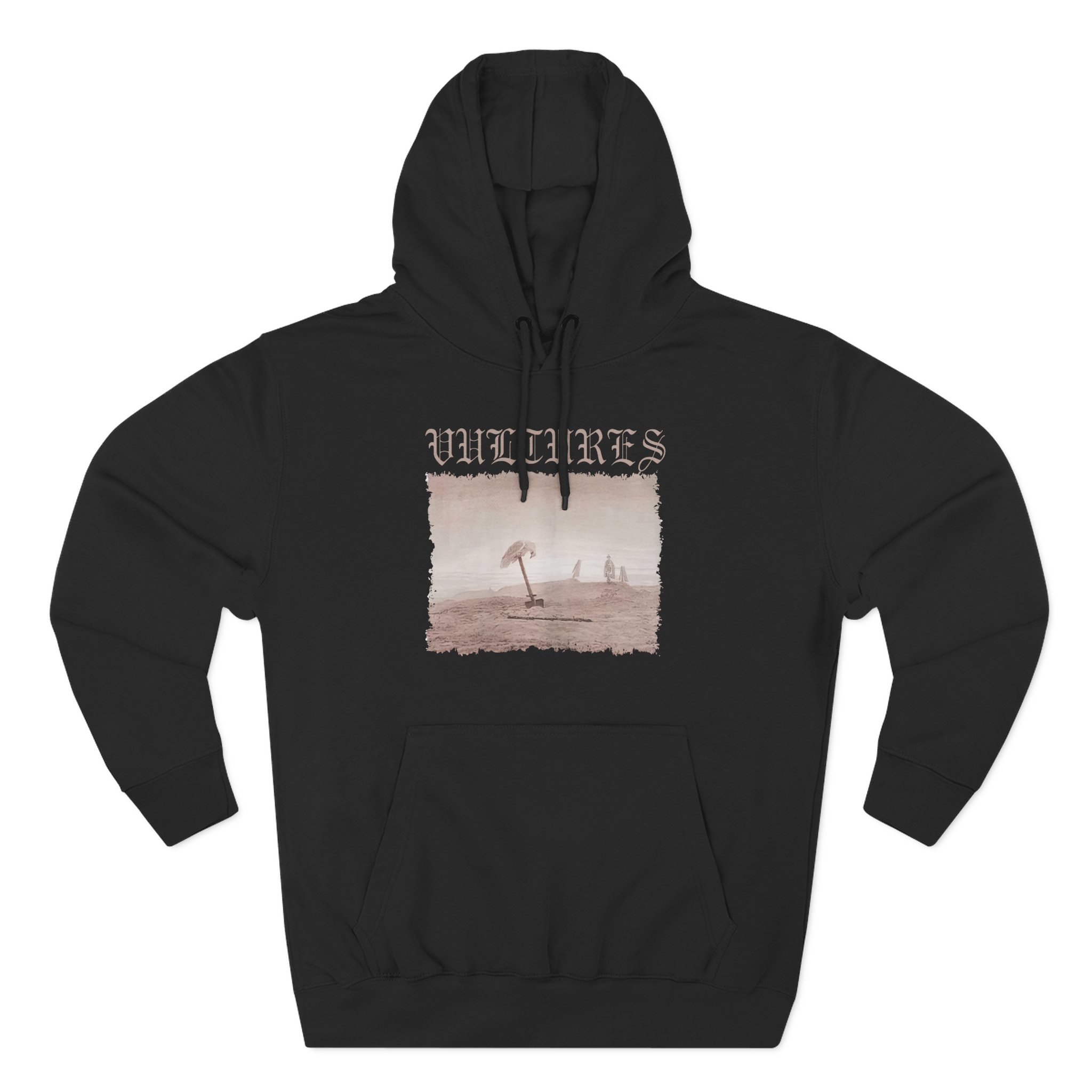 Vultures Inspired Album Three-Panel Fleece Hoodie