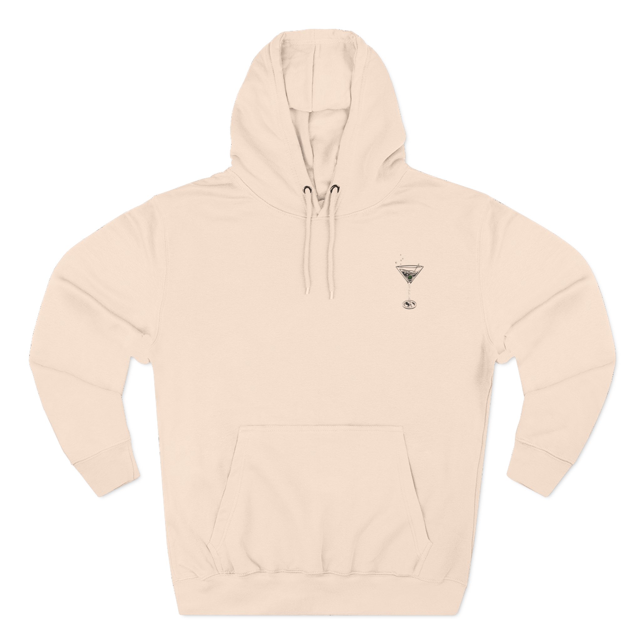 Jeffrey Lewis Jll Martini Glass Three-Panel Fleece Hoodie