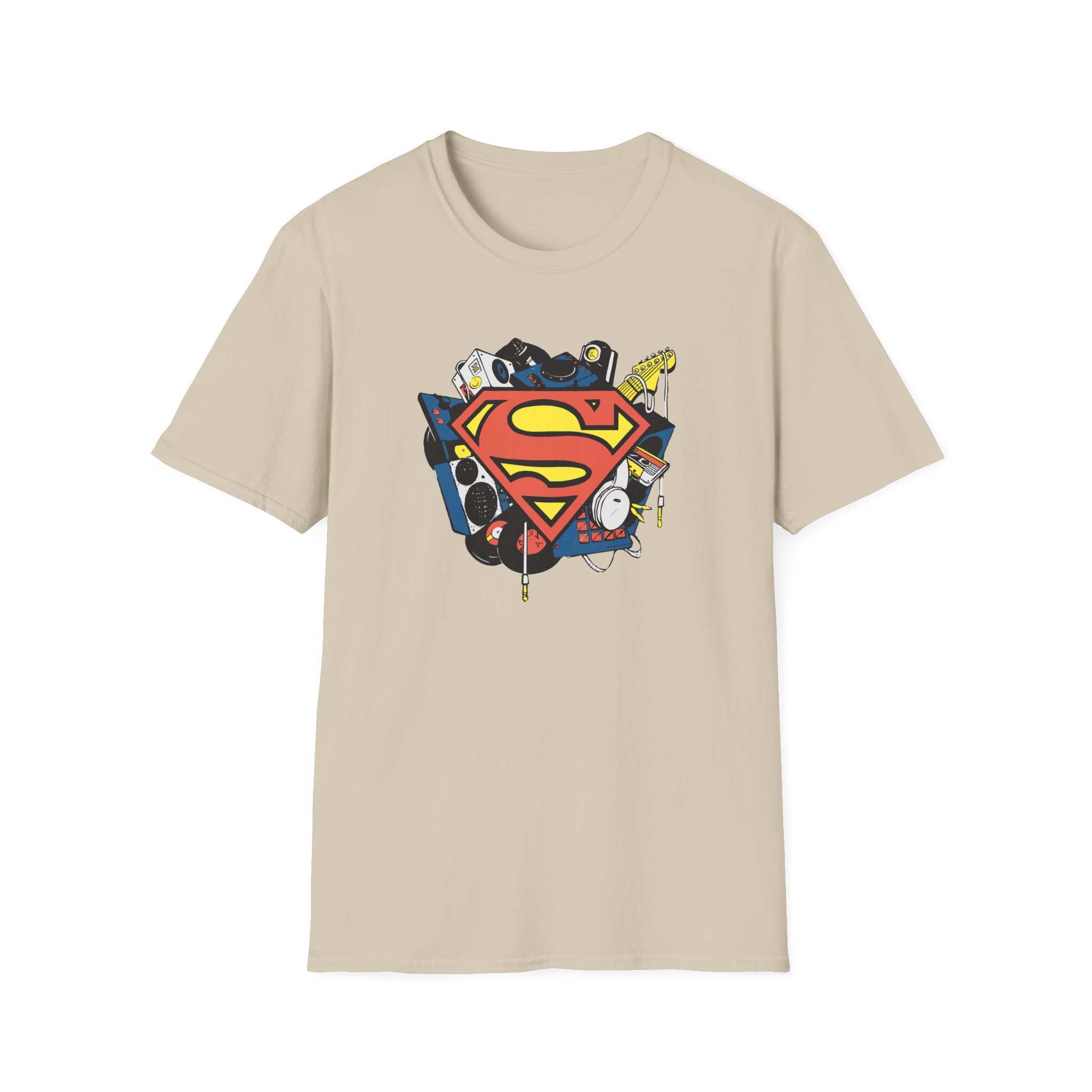 Kaskade X Superman Musician Unisex Softstyle T-Shirt