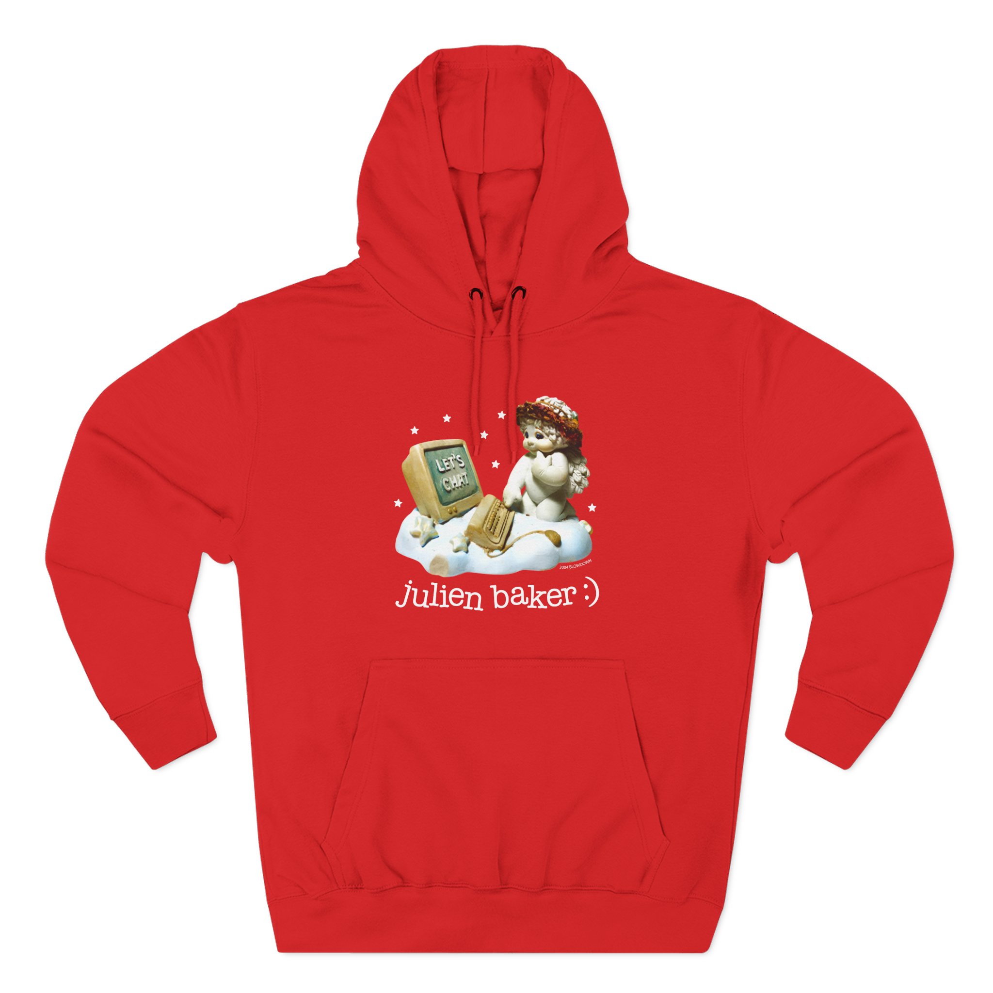 Julien Baker Online Angel Three-Panel Fleece Hoodie