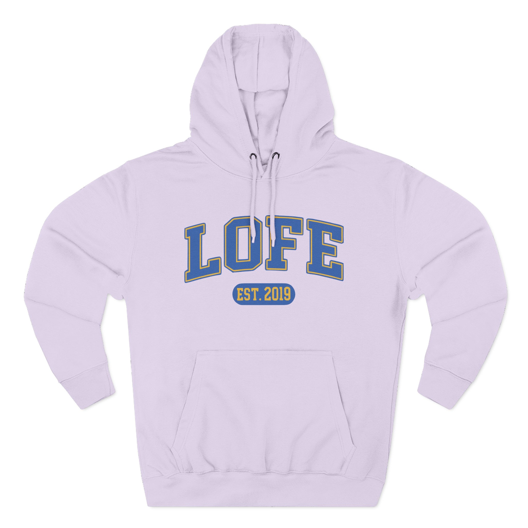 Lofe Three-Panel Fleece Hoodie