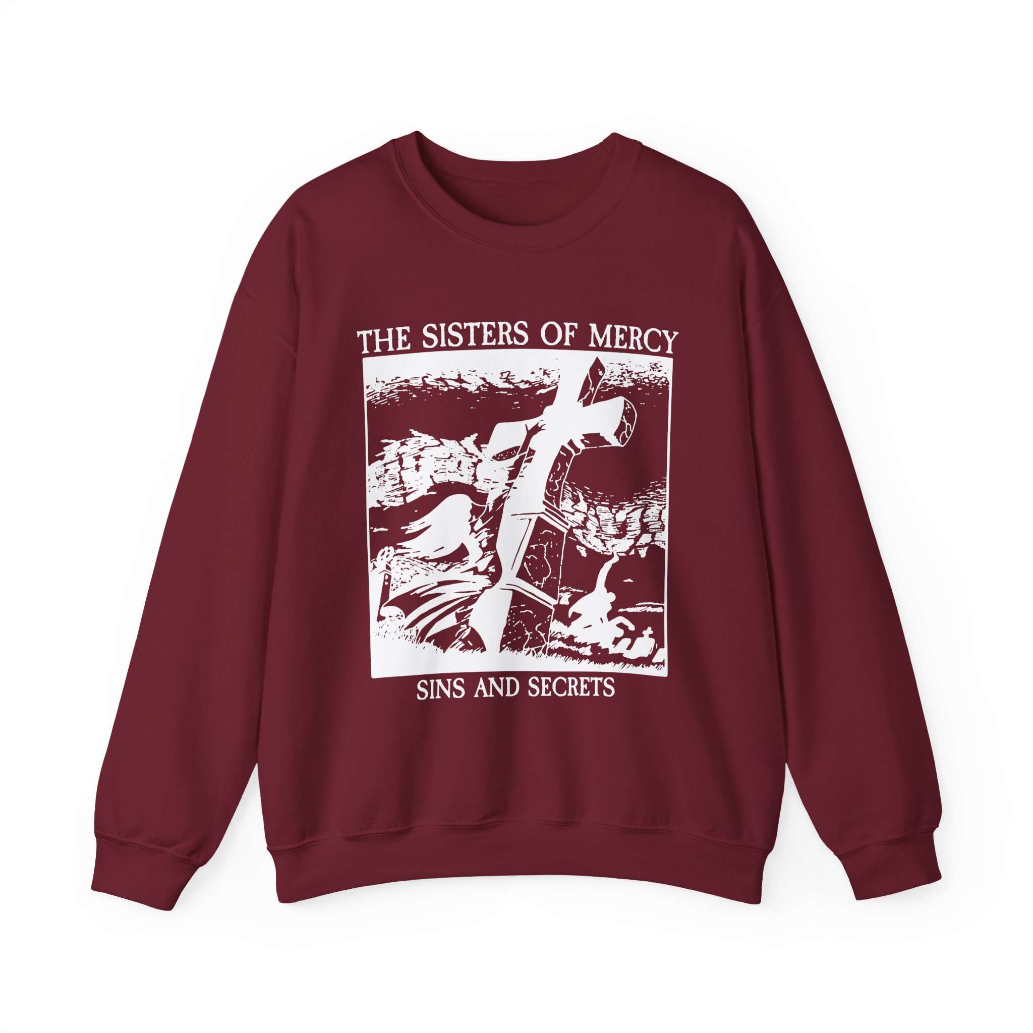 The Sisters Of Mercy Sins And Secrets Unisex Heavy Blendâ„¢ Crewneck Sweatshirt