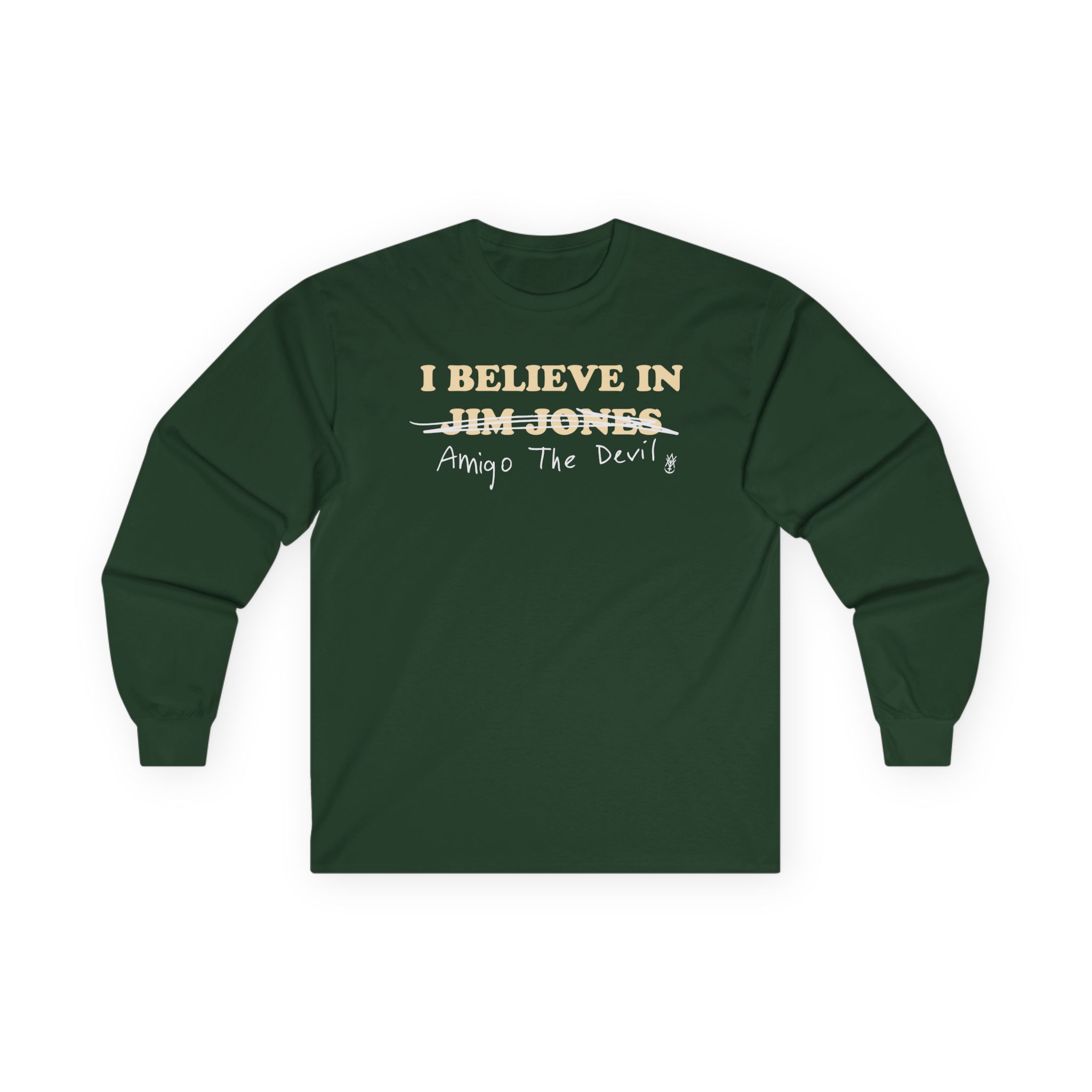 Amigo The Devil I Believe In Jim Jones Unisex Ultra Cotton Long Sleeve Tee