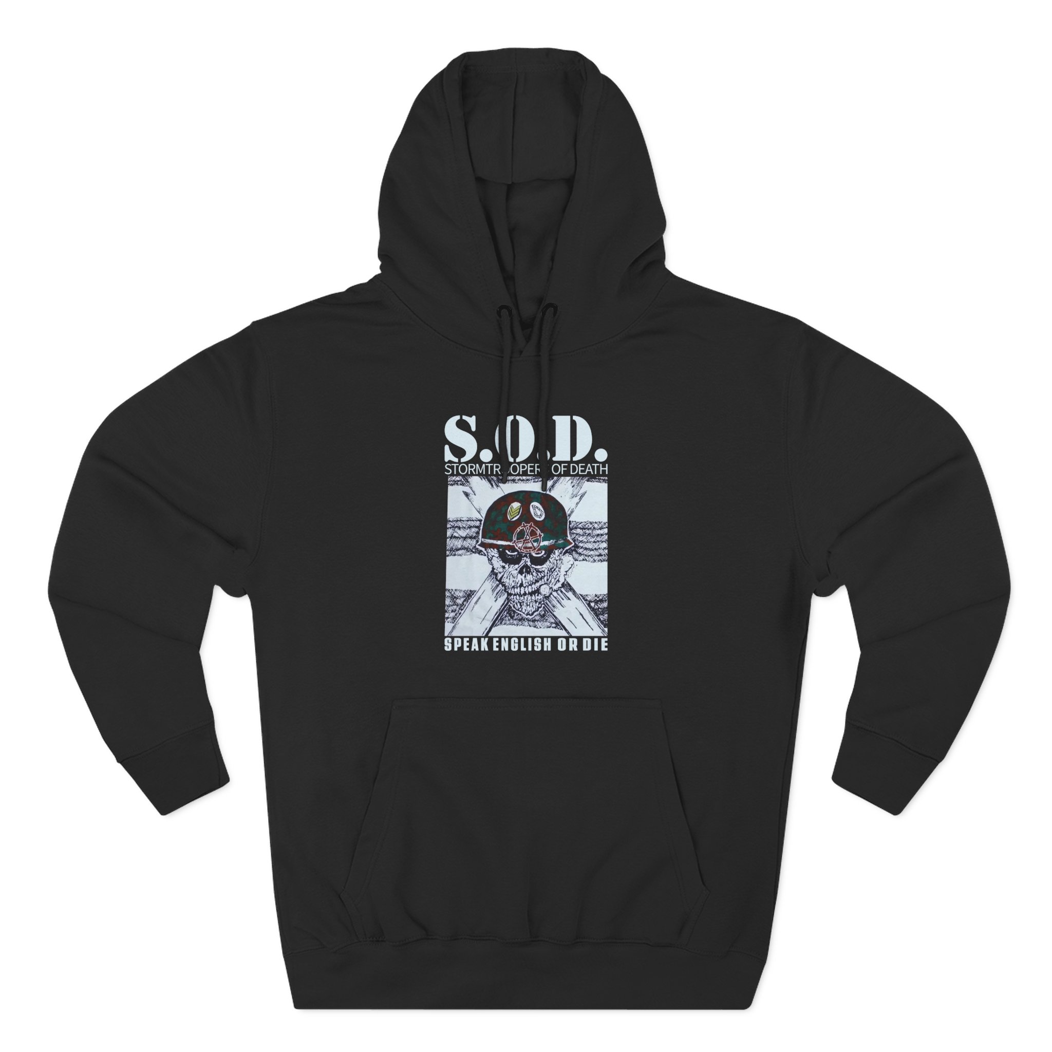 Stormtroopers of Death S.o.d. Band Three-Panel Fleece Hoodie