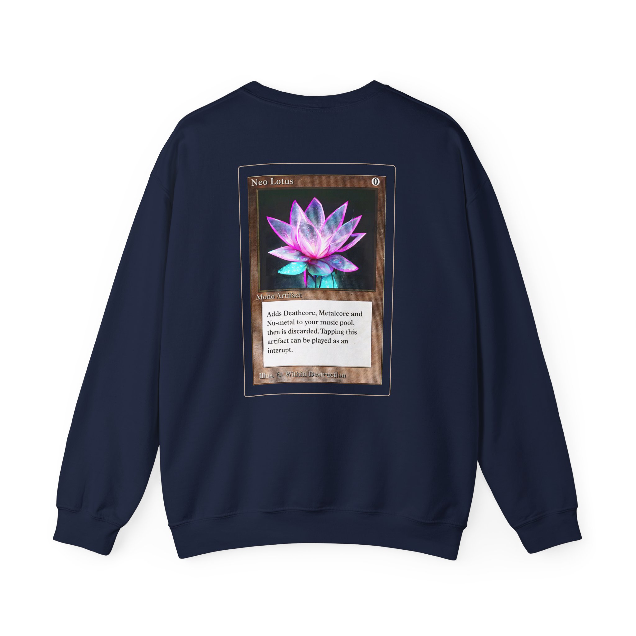 Within Destruction Neo Lotus x MTG Unisex Heavy Blend Crewneck Sweatshirt