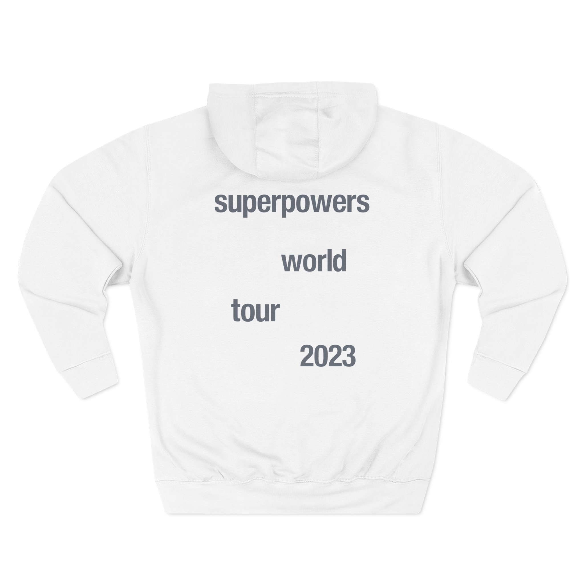 Daniel Caesar Superpowers World Tour Three-Panel Fleece Hoodie