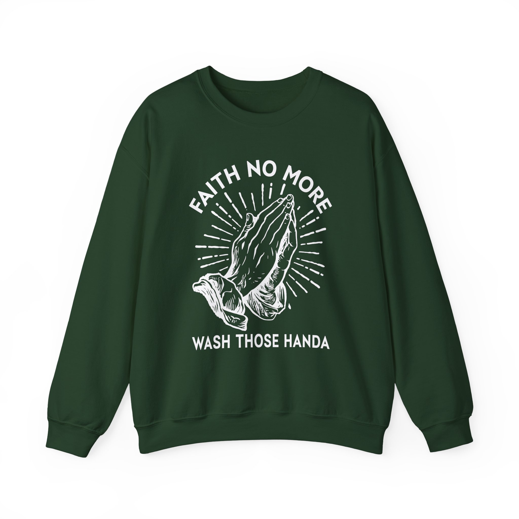 Faith No More Wash Your Hands Unisex Heavy Blendâ„¢ Crewneck Sweatshirt