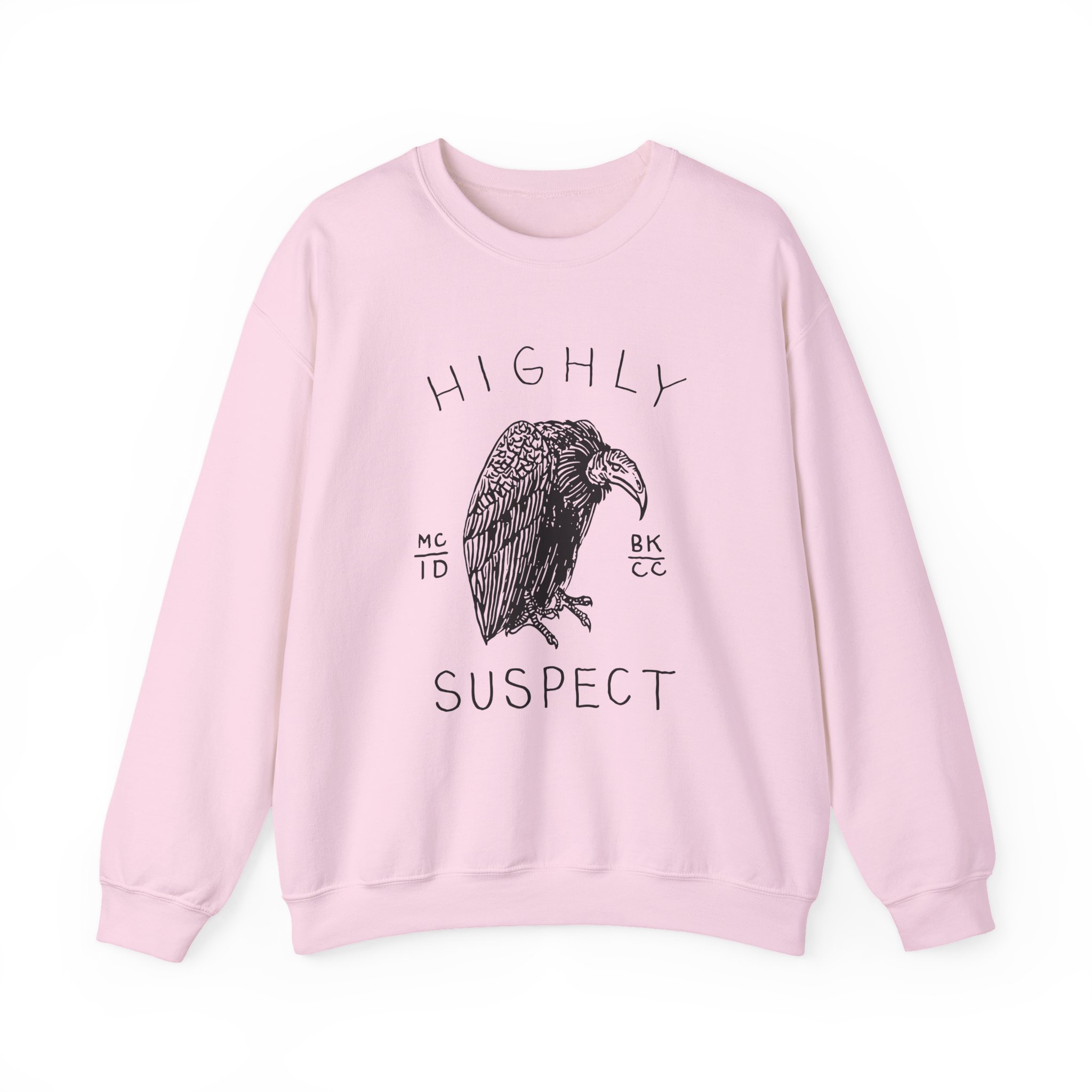 Highly Suspect Vulture Natural Unisex Heavy Blend Crewneck Sweatshirt