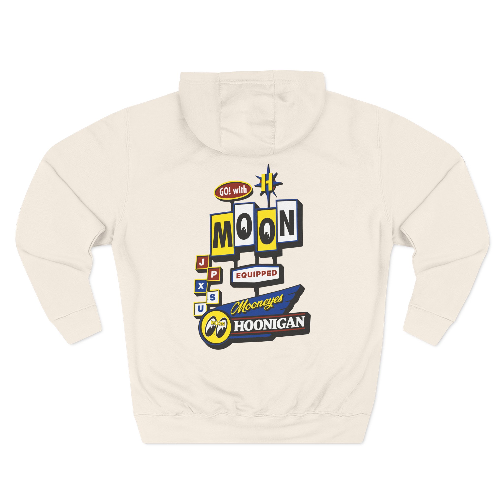 Ken Block Hoonigan X Mooneyes Moonmotel Three-Panel Fleece Hoodie