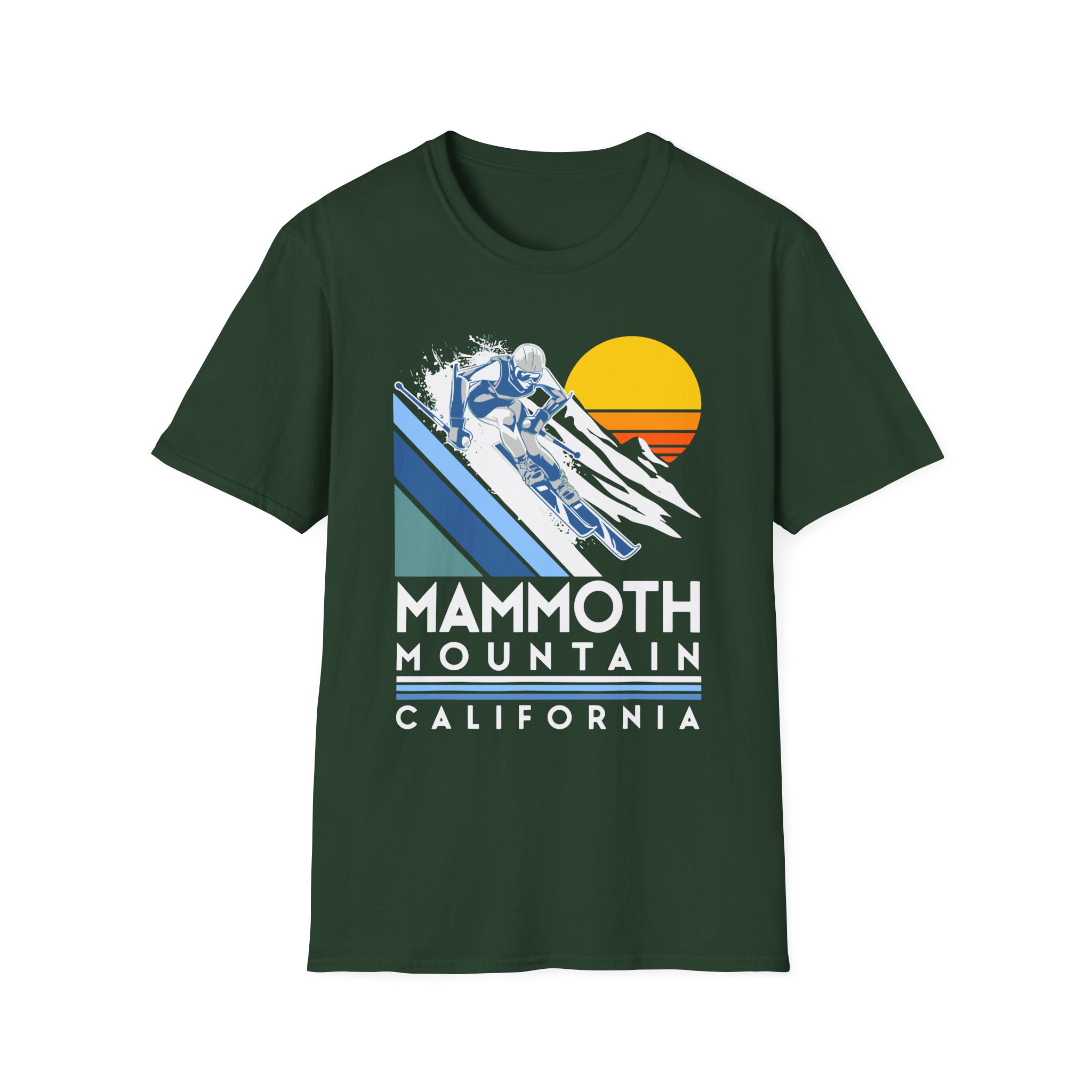 Mammoth Mountain California Unisex Softstyle T-Shirt