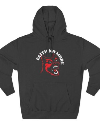 Faith No More Logo Dog 30th Anniversary Three-Panel Fleece Hoodie