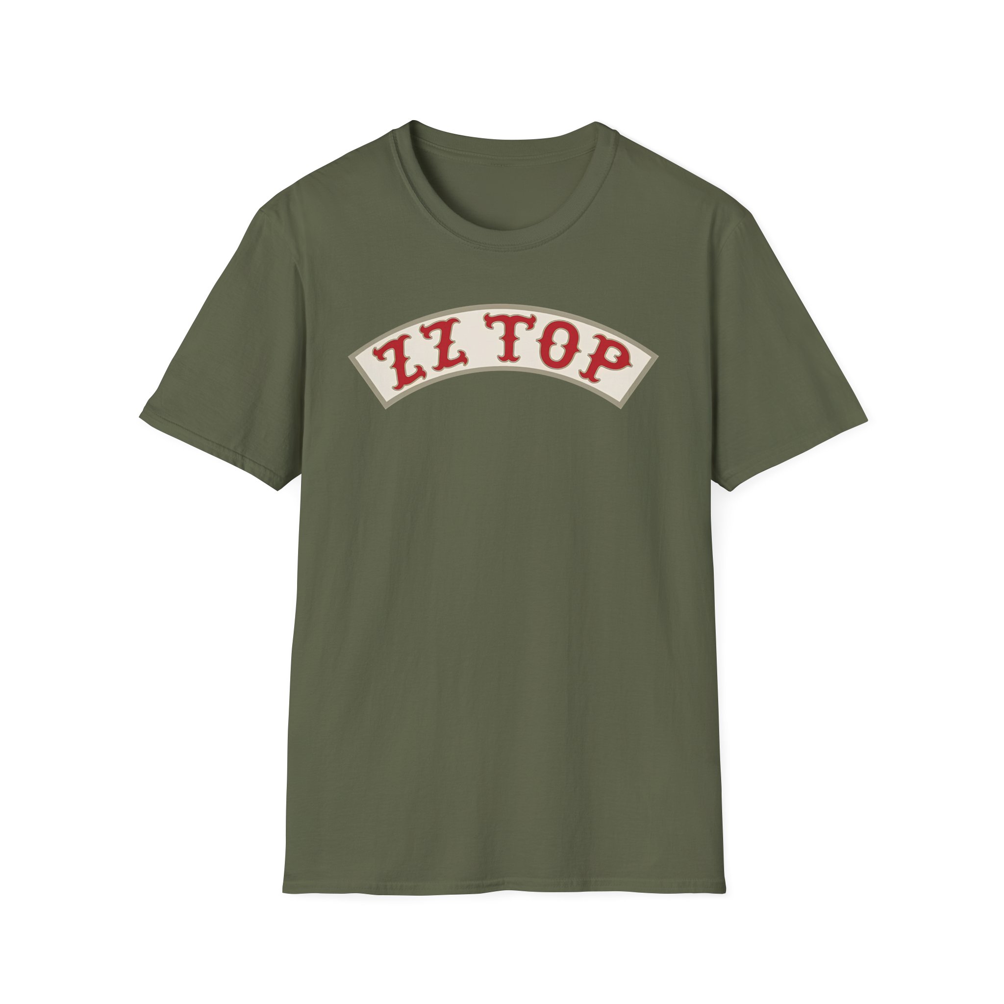Zz Top Banner Logo Unisex Softstyle T-Shirt