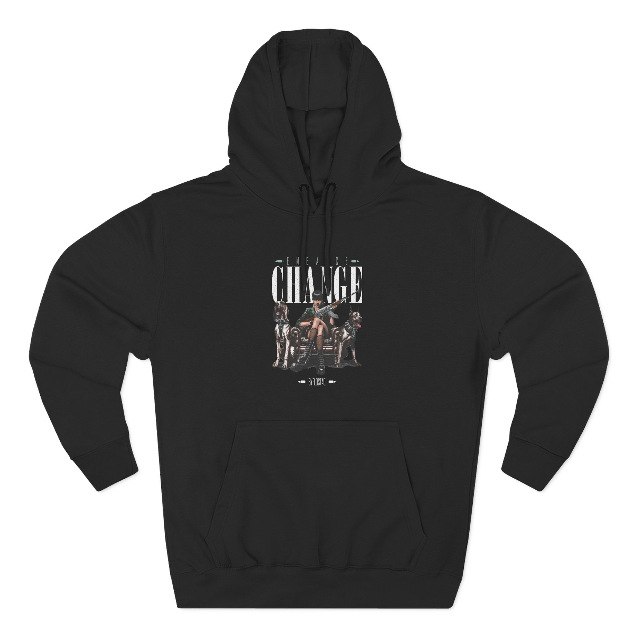 Embrace Change Three-Panel Fleece Hoodie