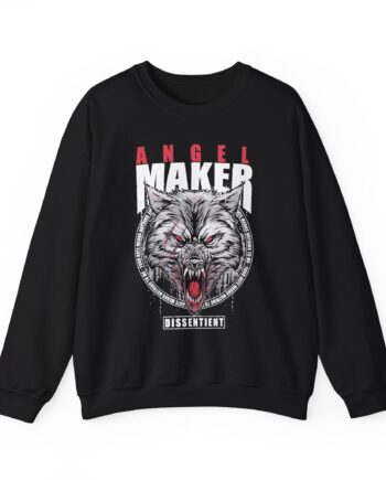 Angelmaker Battle Wolf Unisex Heavy Blend™ Crewneck Sweatshirt