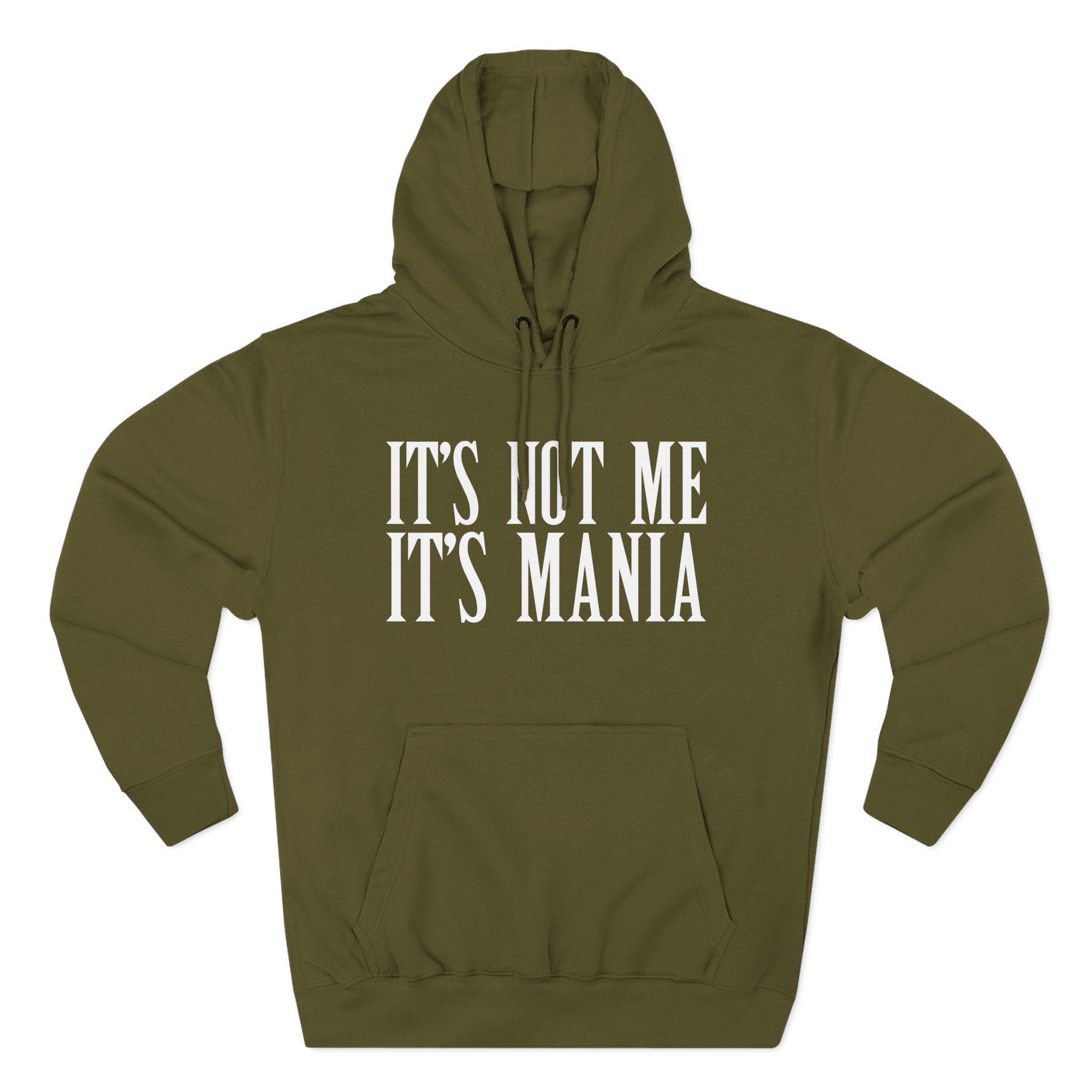 Sexmane It's Not Me It's Mania Three-Panel Fleece Hoodie