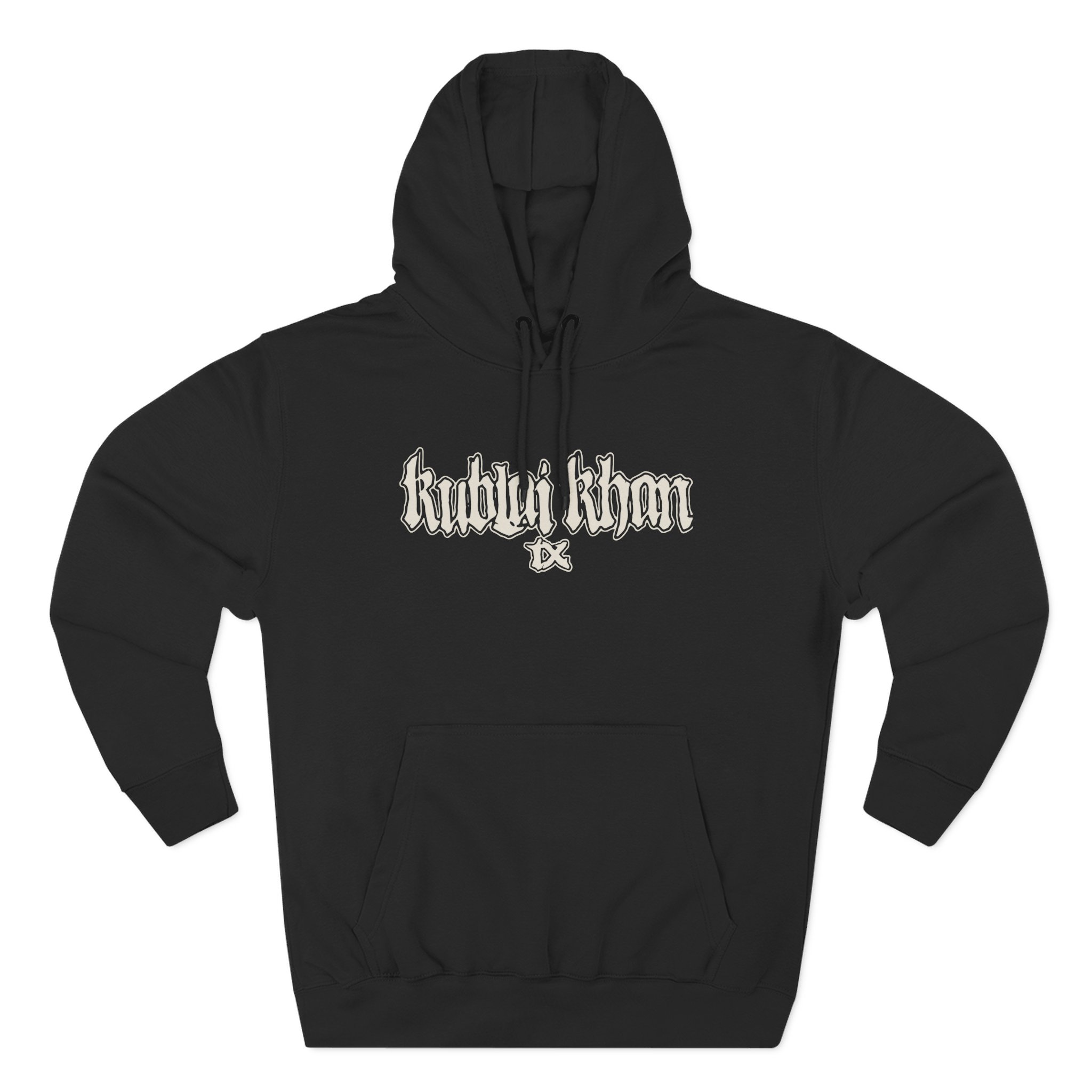 Kublai Khan - Less is More Three-Panel Fleece Hoodie