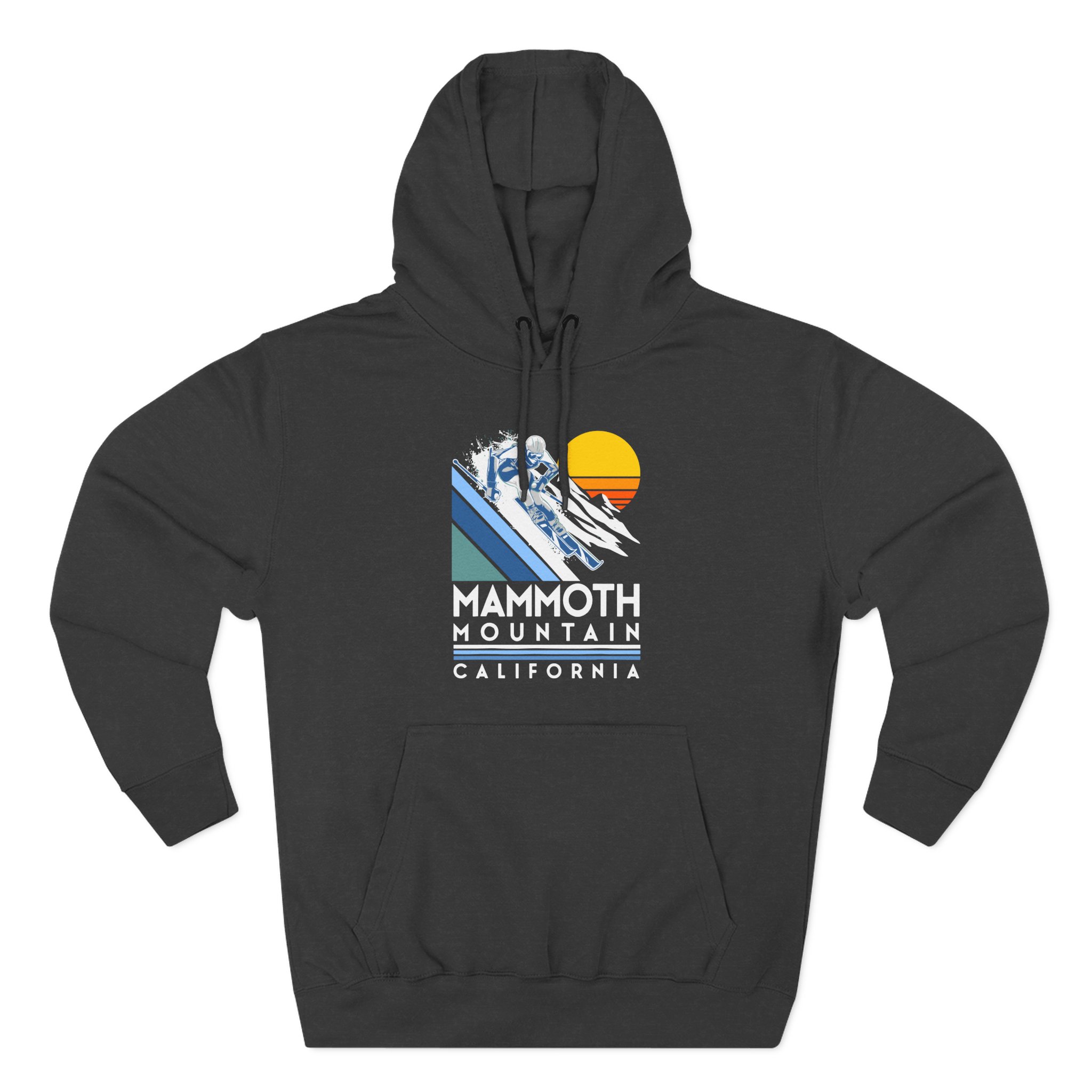 Mammoth Mountain California Three-Panel Fleece Hoodie