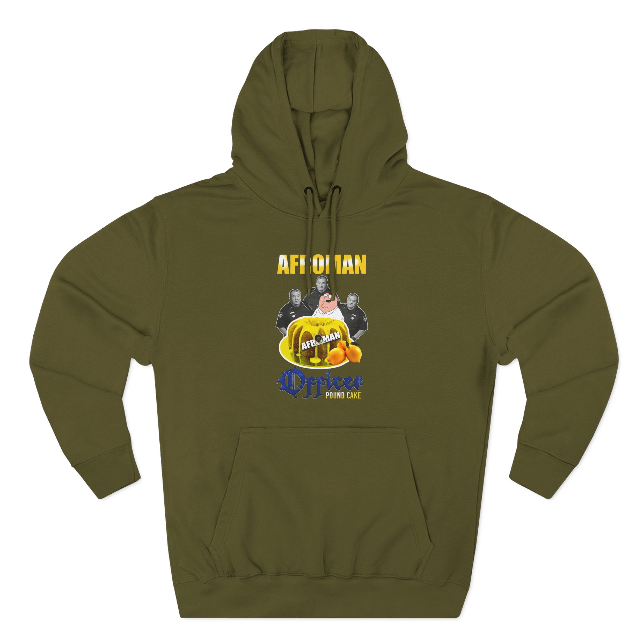 Afroman Lemon Pound Cake Three-Panel Fleece Hoodie