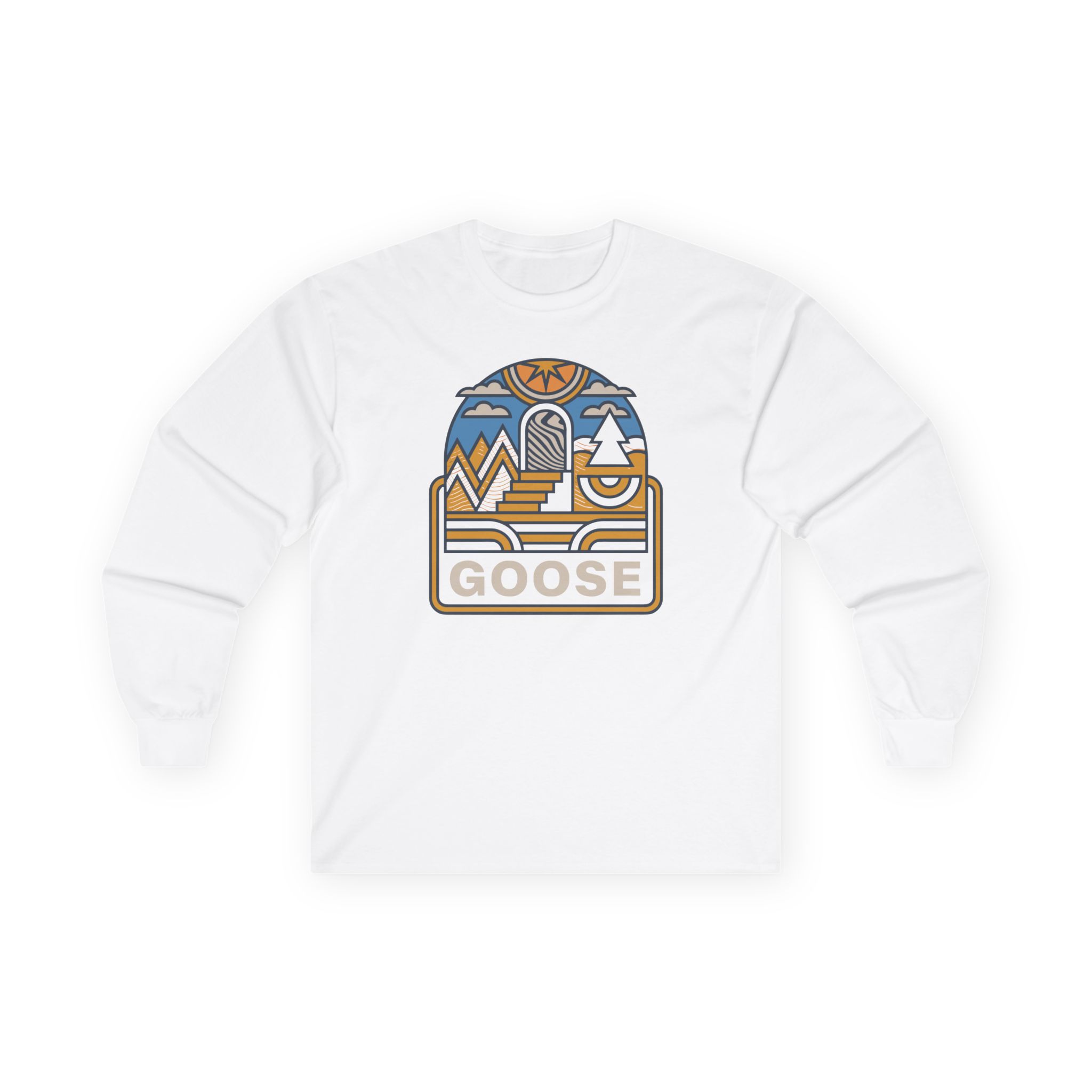 Goose Trippy Staircase Unisex Ultra Cotton Long Sleeve Tee