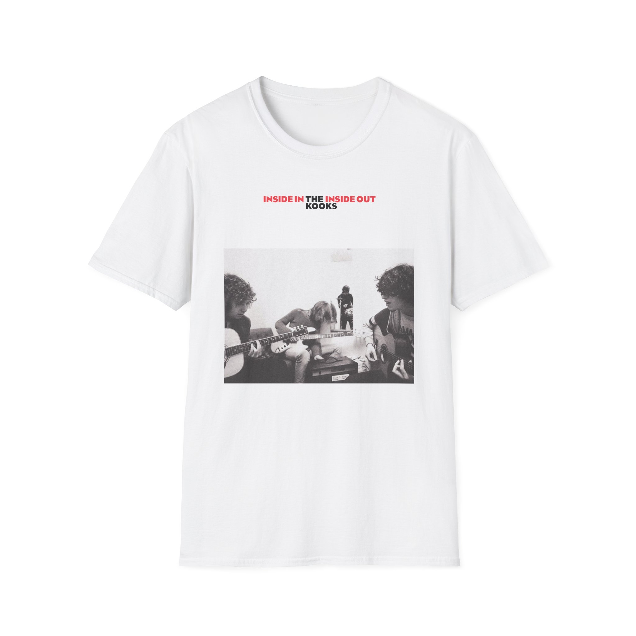 The Kooks Inside In inside Out Album Cover Unisex Softstyle T-Shirt
