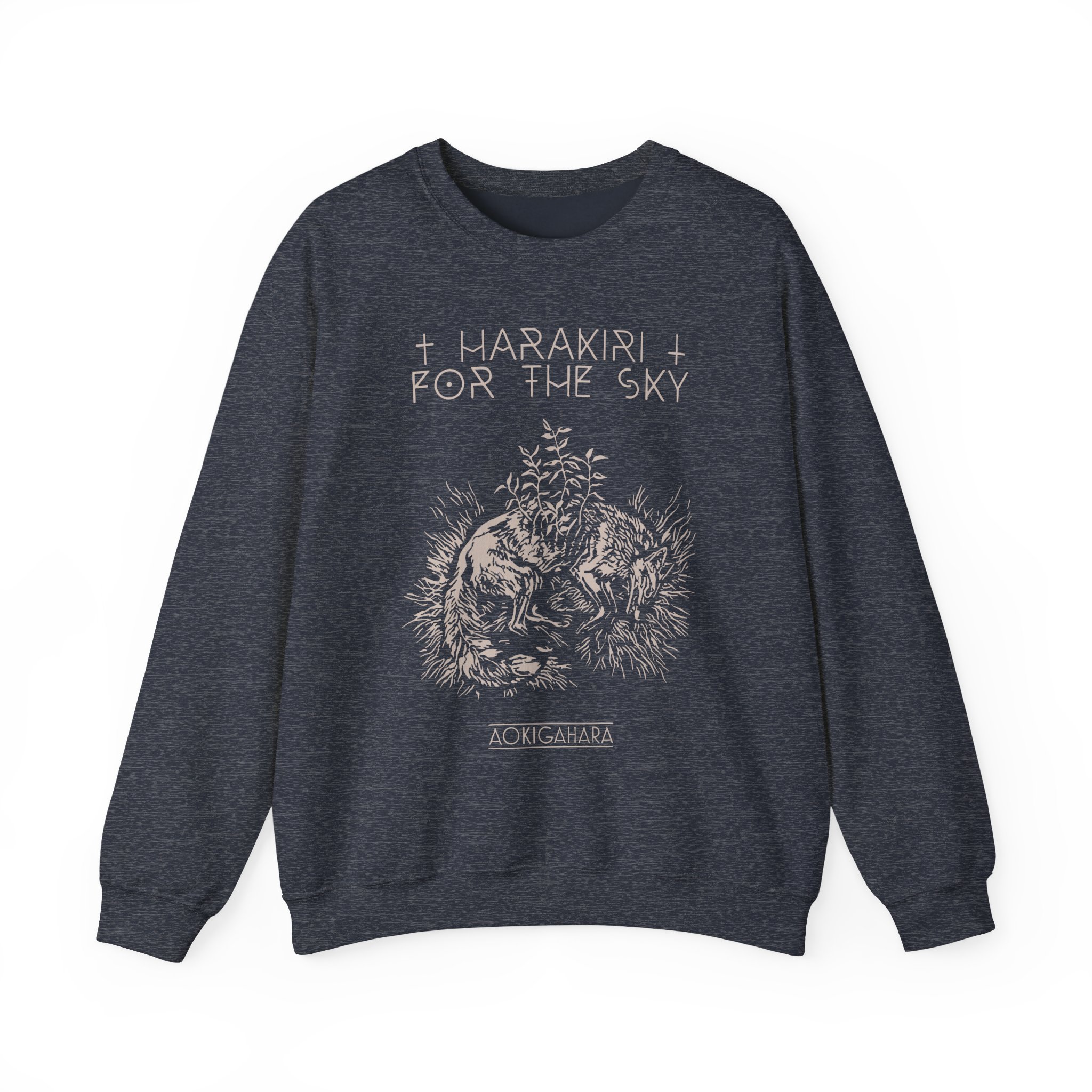 Harakiri for the Sky Aokigahara Unisex Heavy Blendâ„¢ Crewneck Sweatshirt