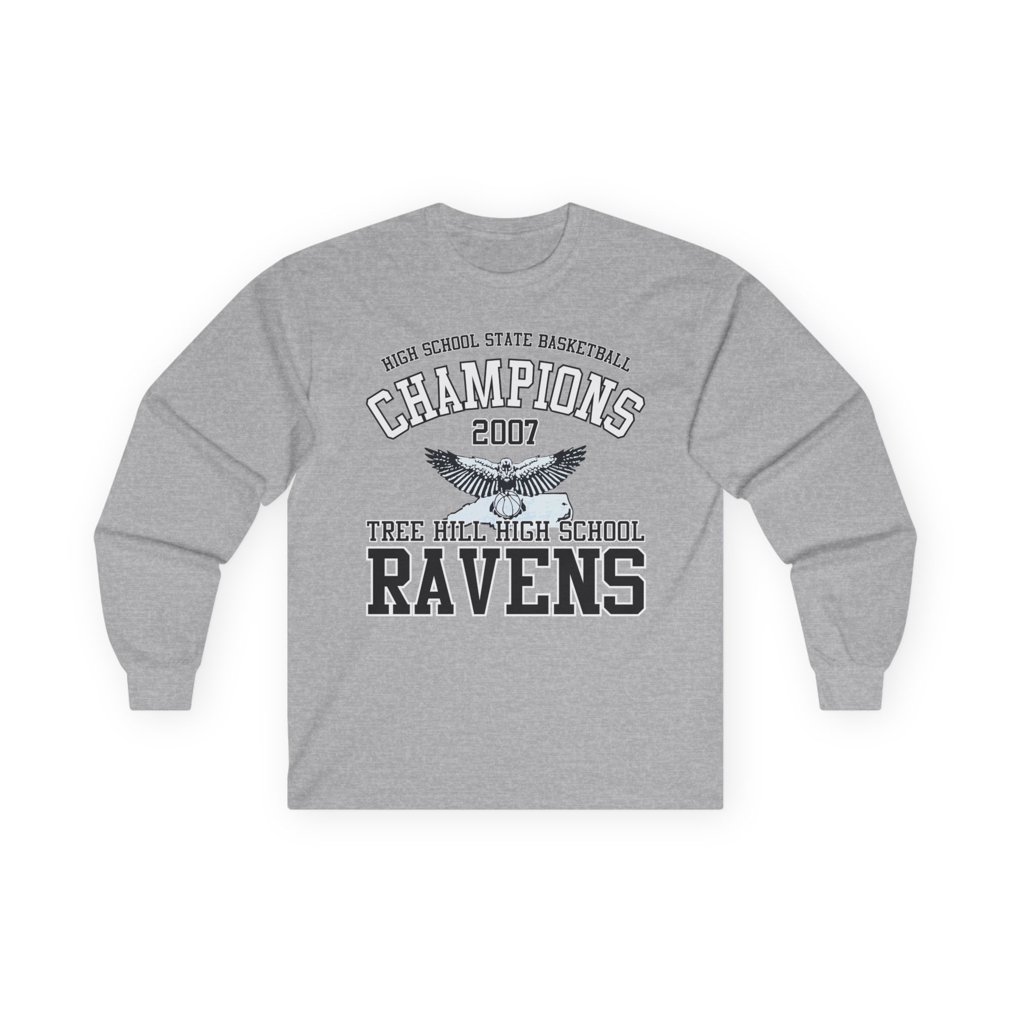 Tree Hill Ravens High School Champions One Tree Hill Unisex Ultra Cotton Long Sleeve Tee