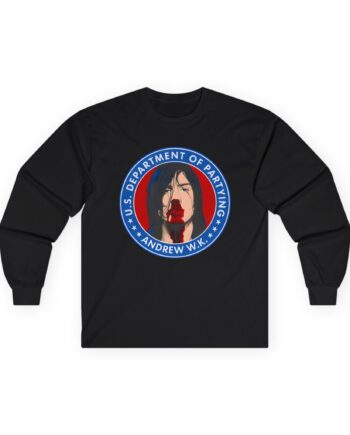 Andrew Wk Us Dept of Partying Unisex Ultra Cotton Long Sleeve Tee