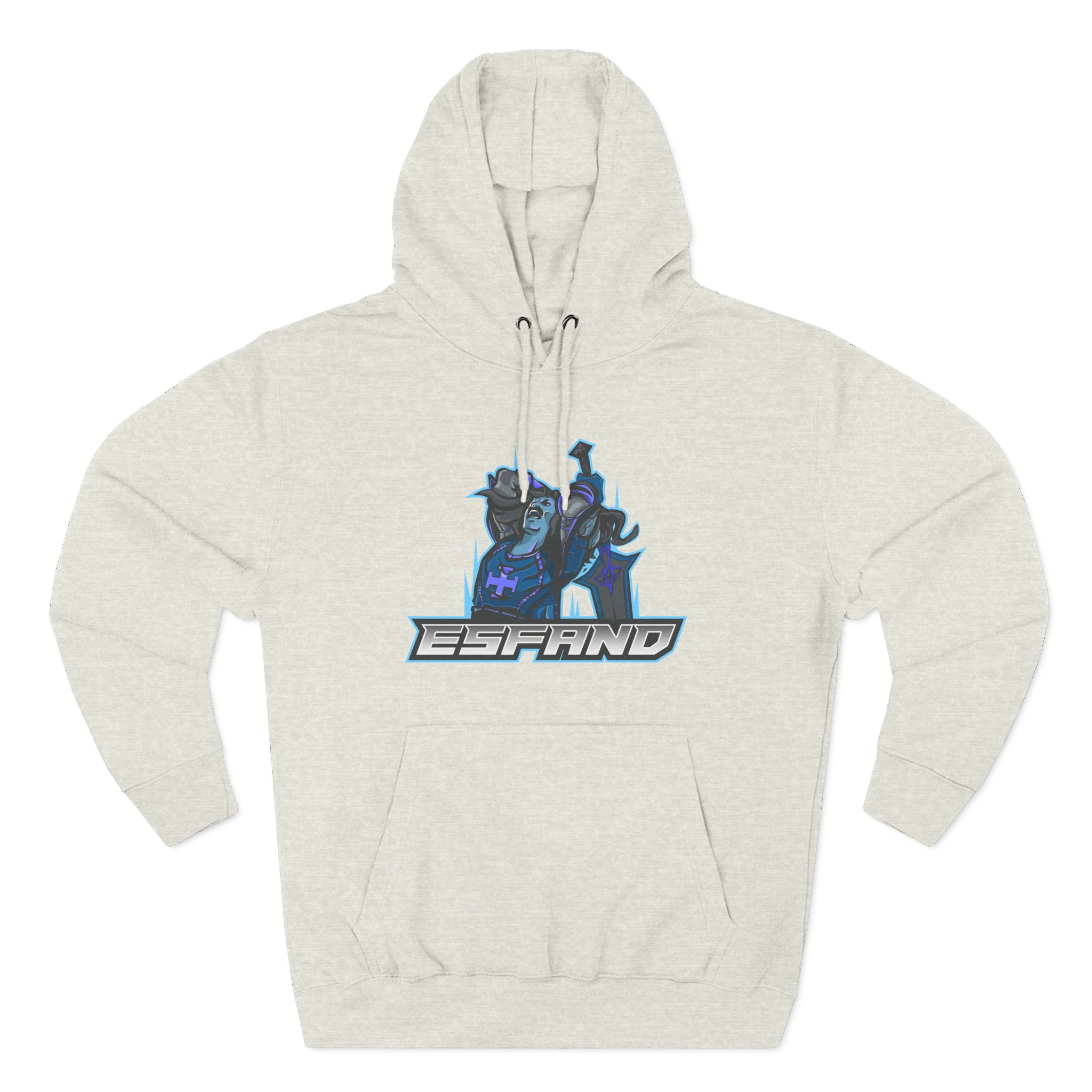 Esfand Three-Panel Fleece Hoodie