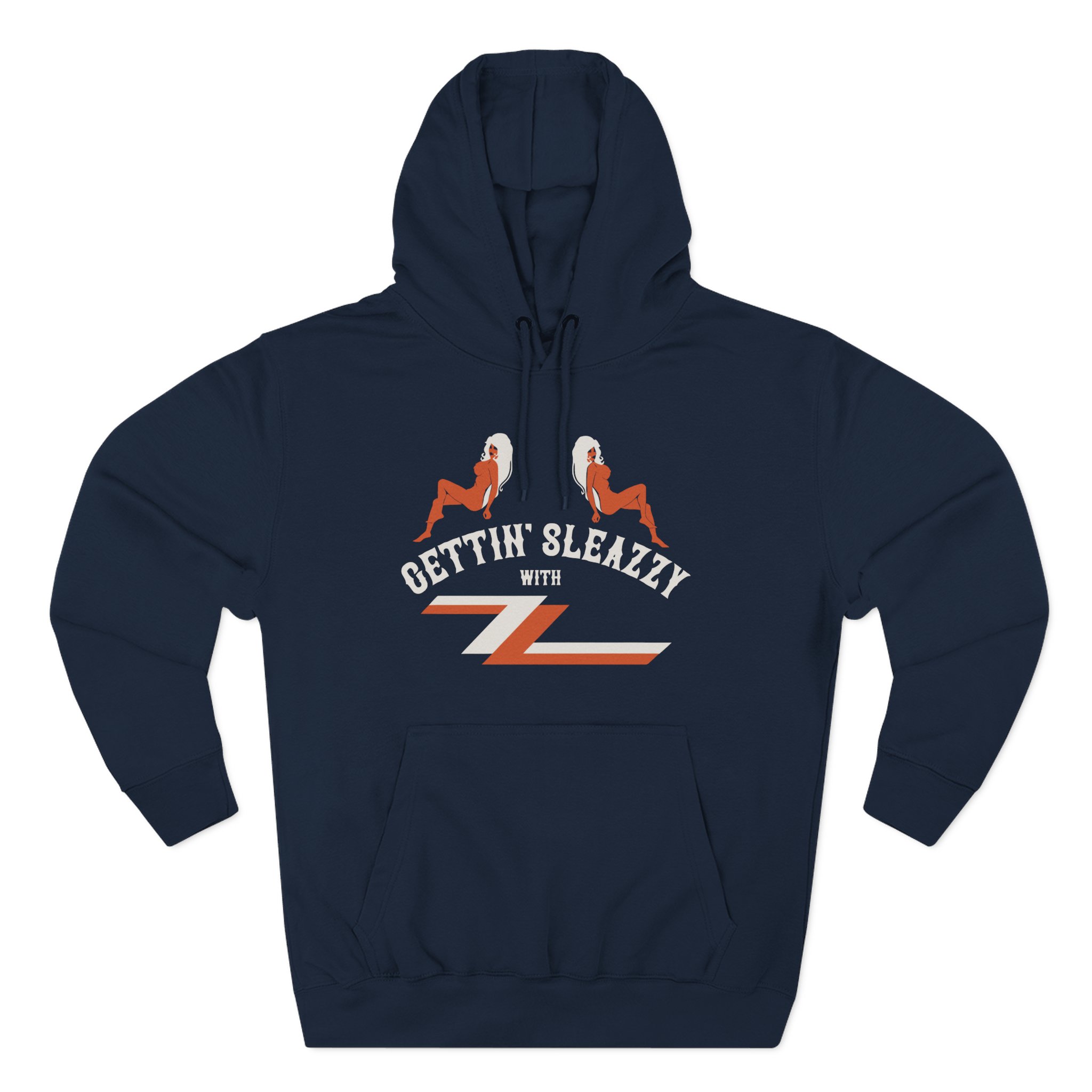 Zz Top Valentine's Day Three-Panel Fleece Hoodie