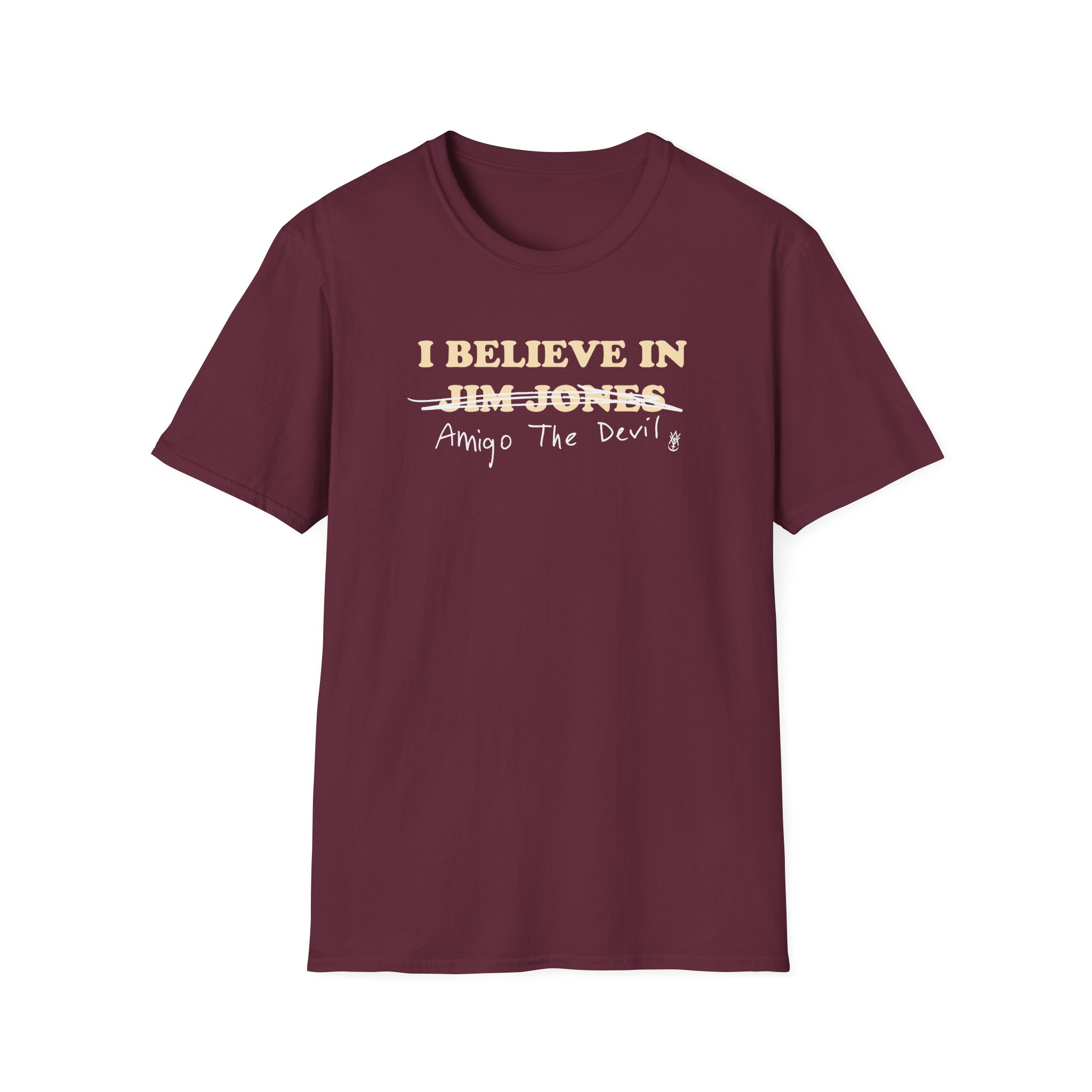 Amigo The Devil I Believe In Jim Jones Unisex Softstyle T-Shirt