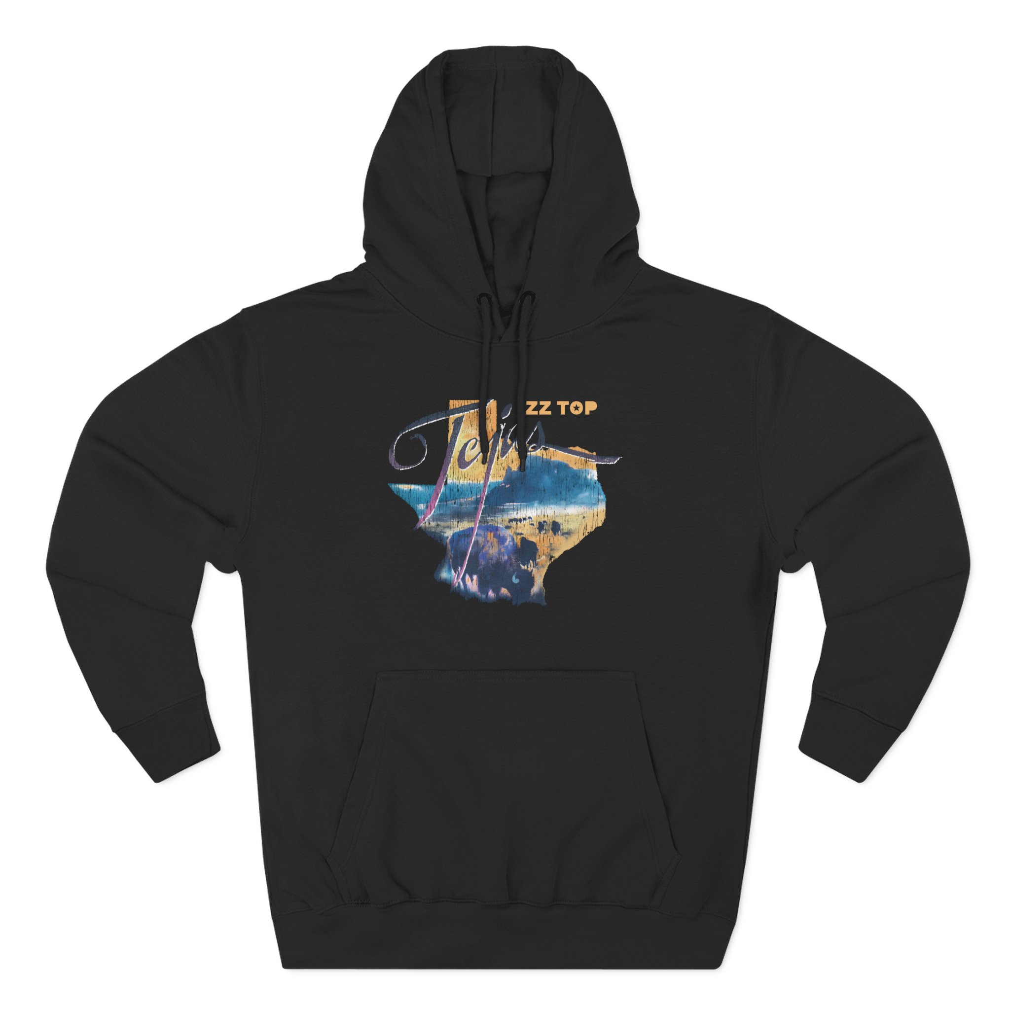 ZZ Top Tejas Three-Panel Fleece Hoodie